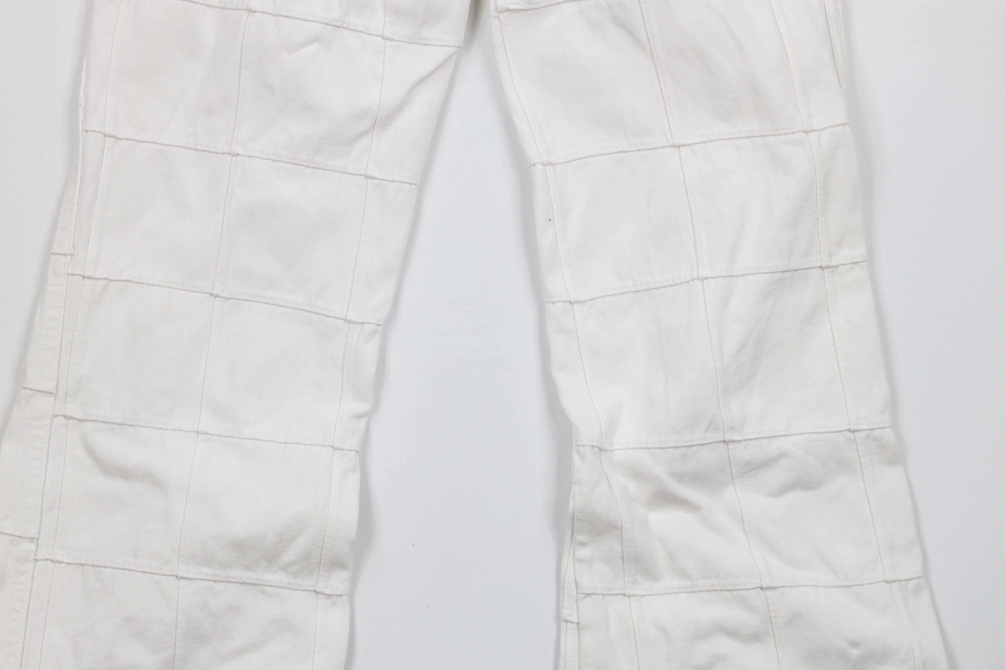 Vintage Vintage 70s Streetwear Patchwork Bell Bottoms Jeans White Size US 30 / EU 46 - 14 Thumbnail
