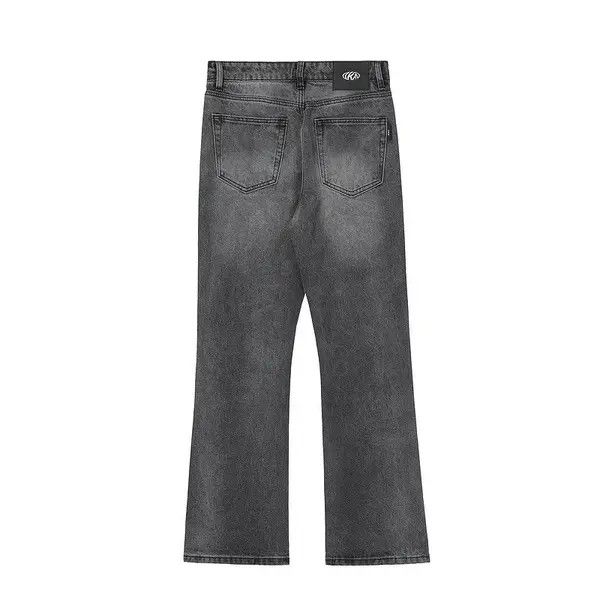 VIBE High street washed patchwork workwear flared jeans Size US 32 / EU 48 - 7 Thumbnail