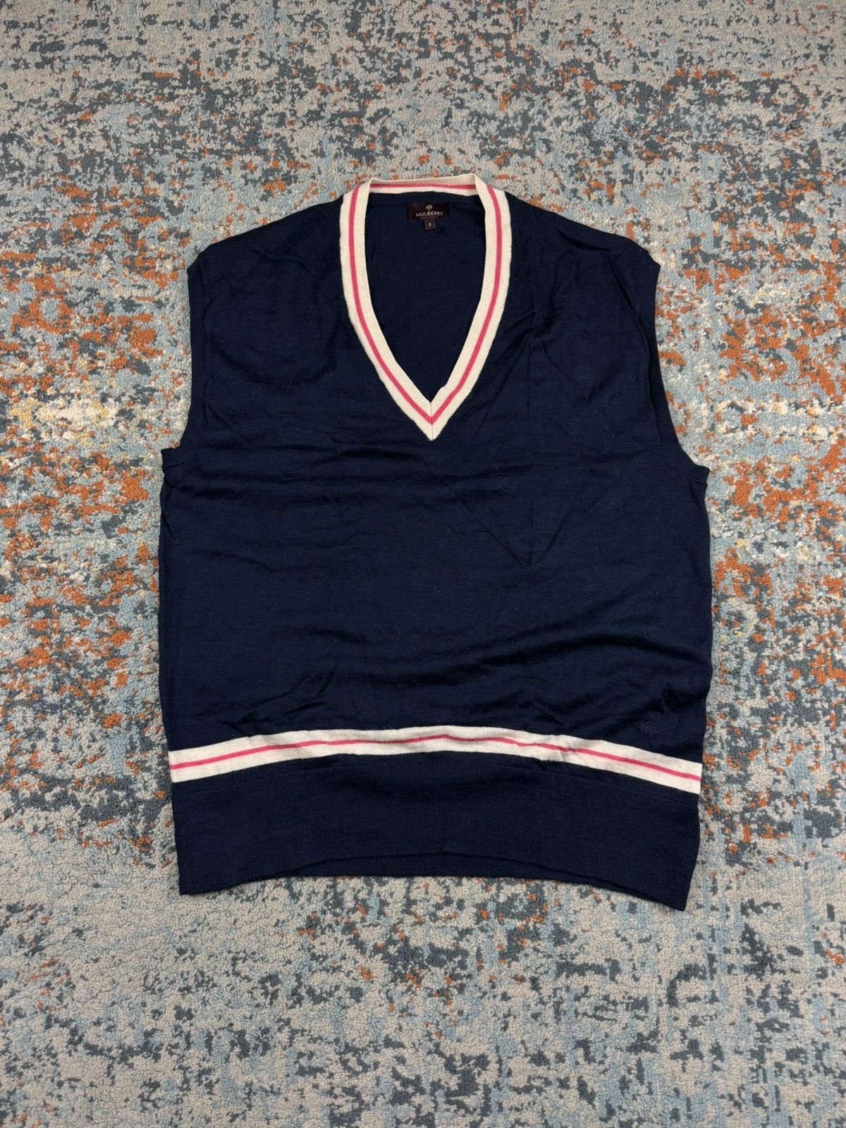 Mulberry Vintage Y2K Mulberry sleeveless sweater knit old money style Size US S / EU 44-46 / 1 - 1 Thumbnail