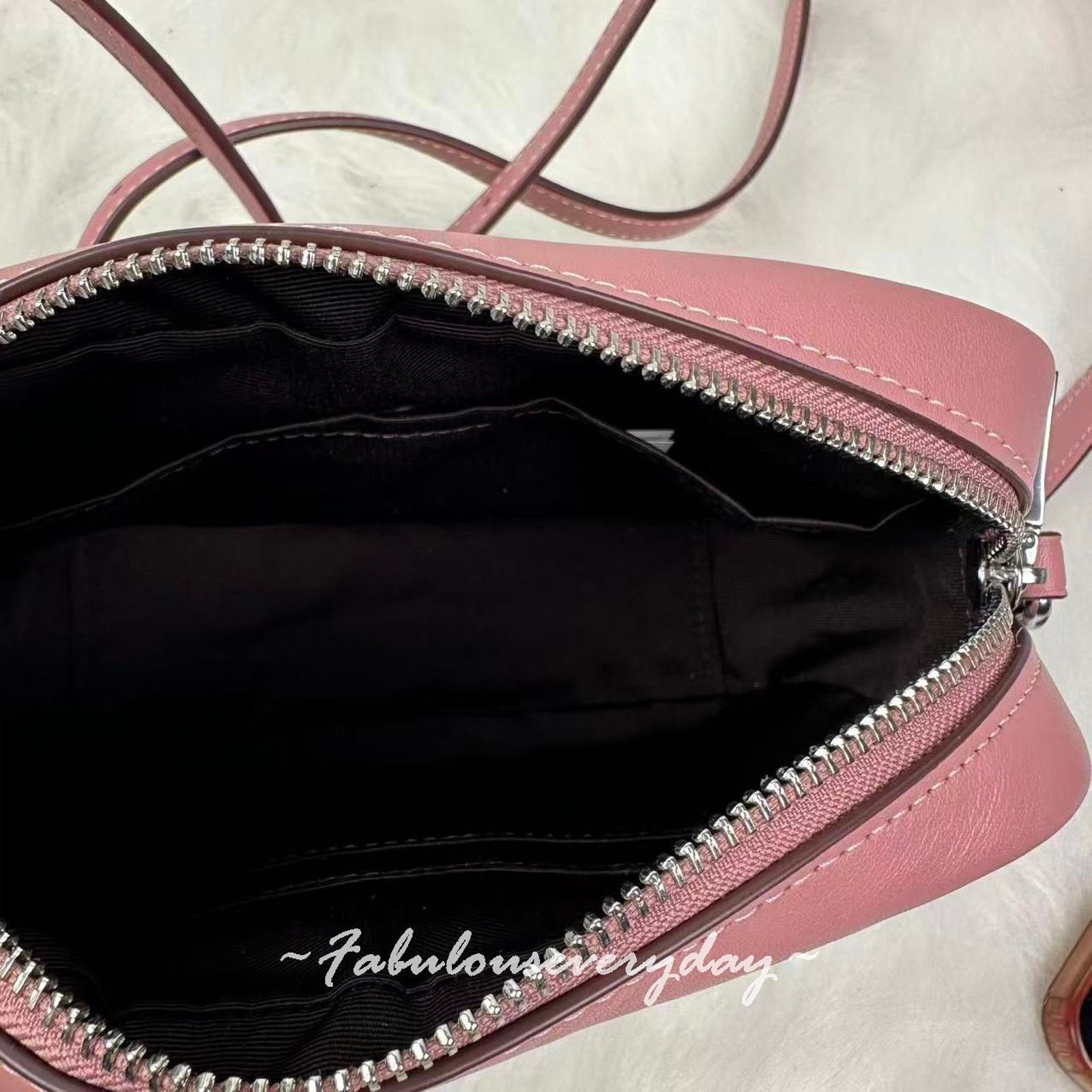Coach Coach Mini Jamie Camera Crossbody Star Print/Sv/Dusty Pink Size ONE SIZE - 8 Thumbnail