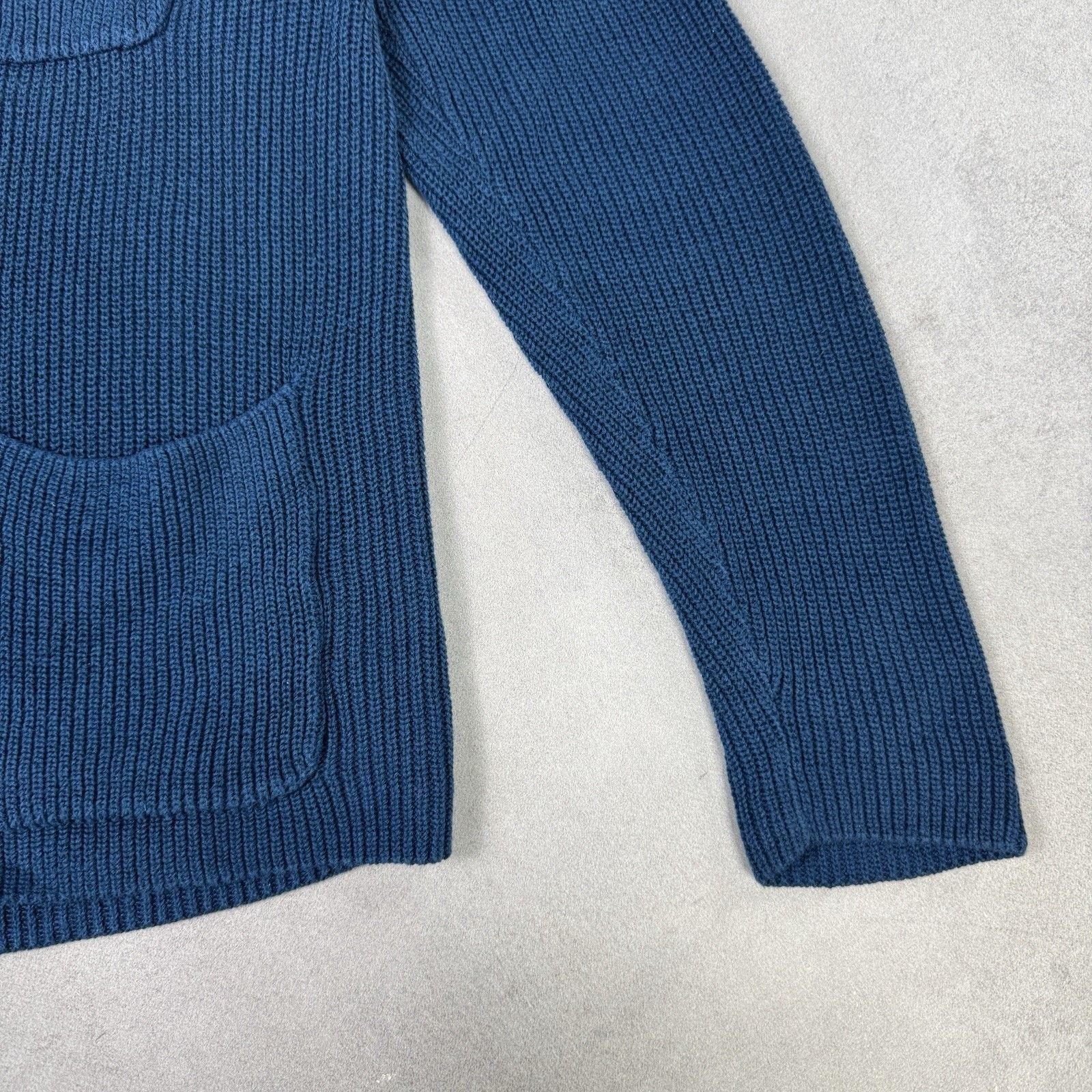 Zanone Zanone Men Cardigan Made In Italy Linen/Cotton Blue Size 48 Size US M / EU 48-50 / 2 - 7 Thumbnail