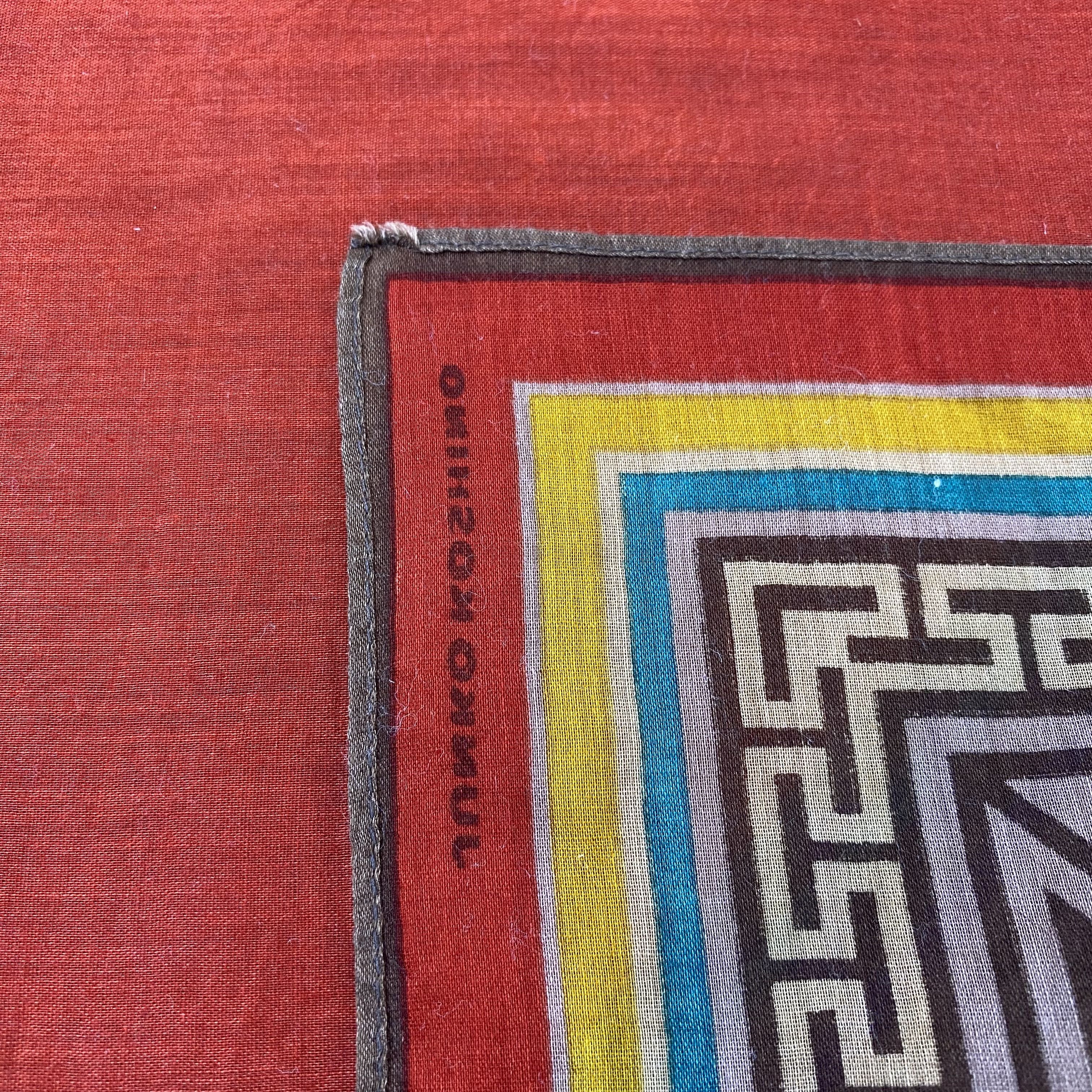 Japanese Brand Junko Koshino Handkerchief Neckerchief Bandana-B1870 Size ONE SIZE - 6 Thumbnail