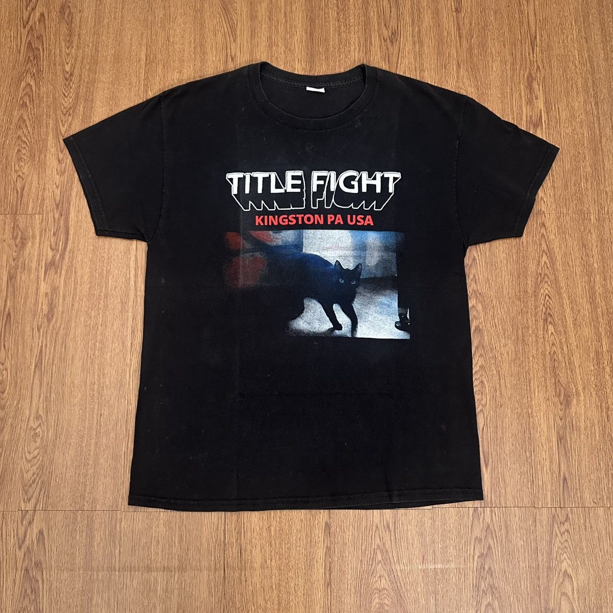 Vintage title fight kingston pa black cat tee Size US M / EU 48-50 / 2 - 1 Thumbnail