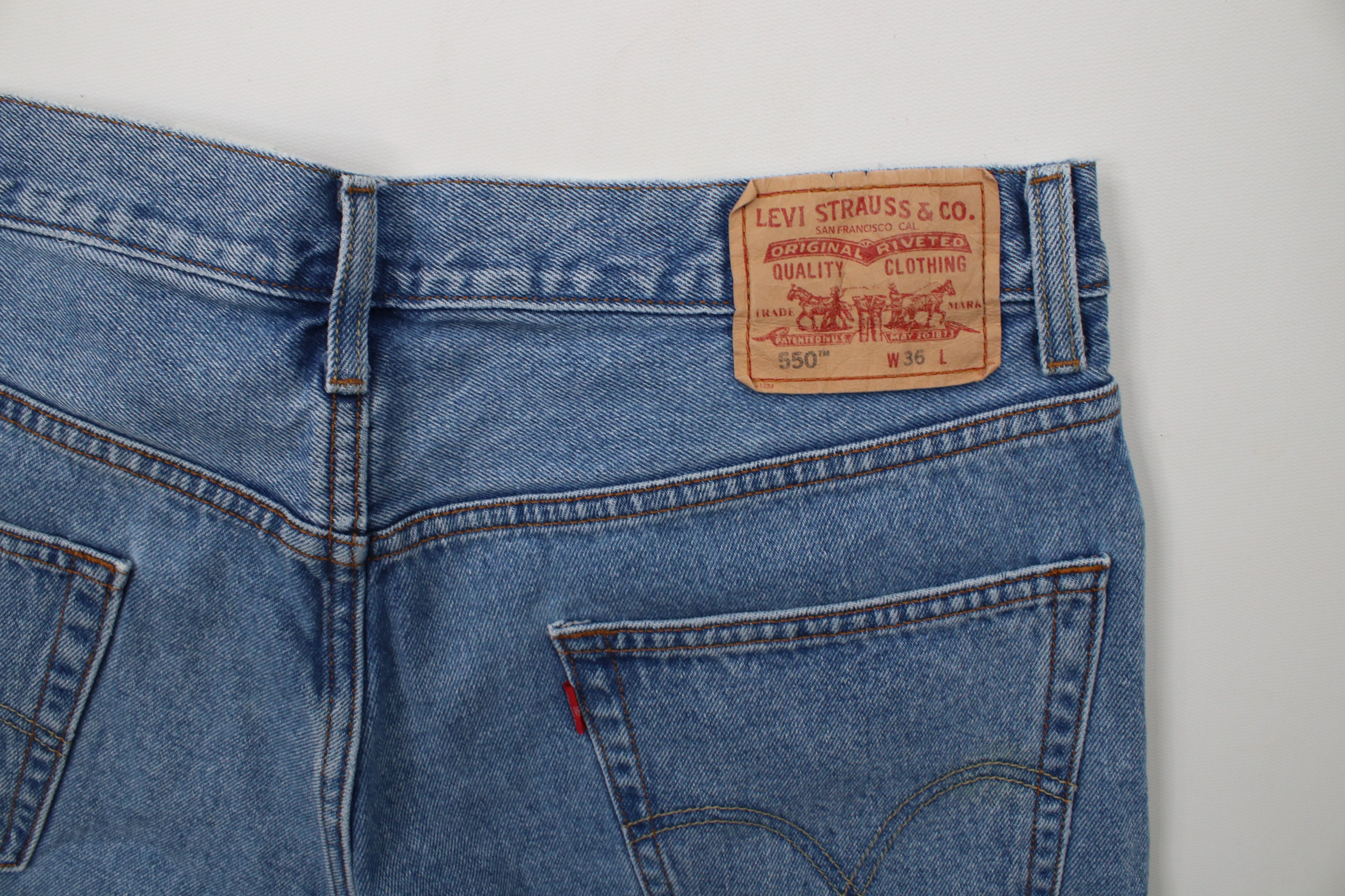 Levi's × Vintage Vintage Y2K 2004 Levis 550 Fit Denim Jean Shorts Jorts Size US 36 / EU 52 - 15 Thumbnail