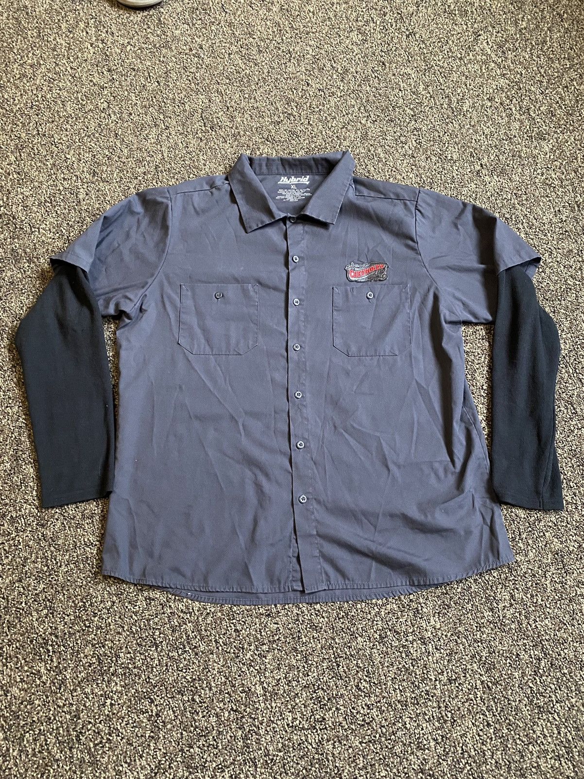 Chevrolet × Vintage 2000s Chevy Mechanics Shirt Size US XL / EU 56 / 4 - 3 Thumbnail
