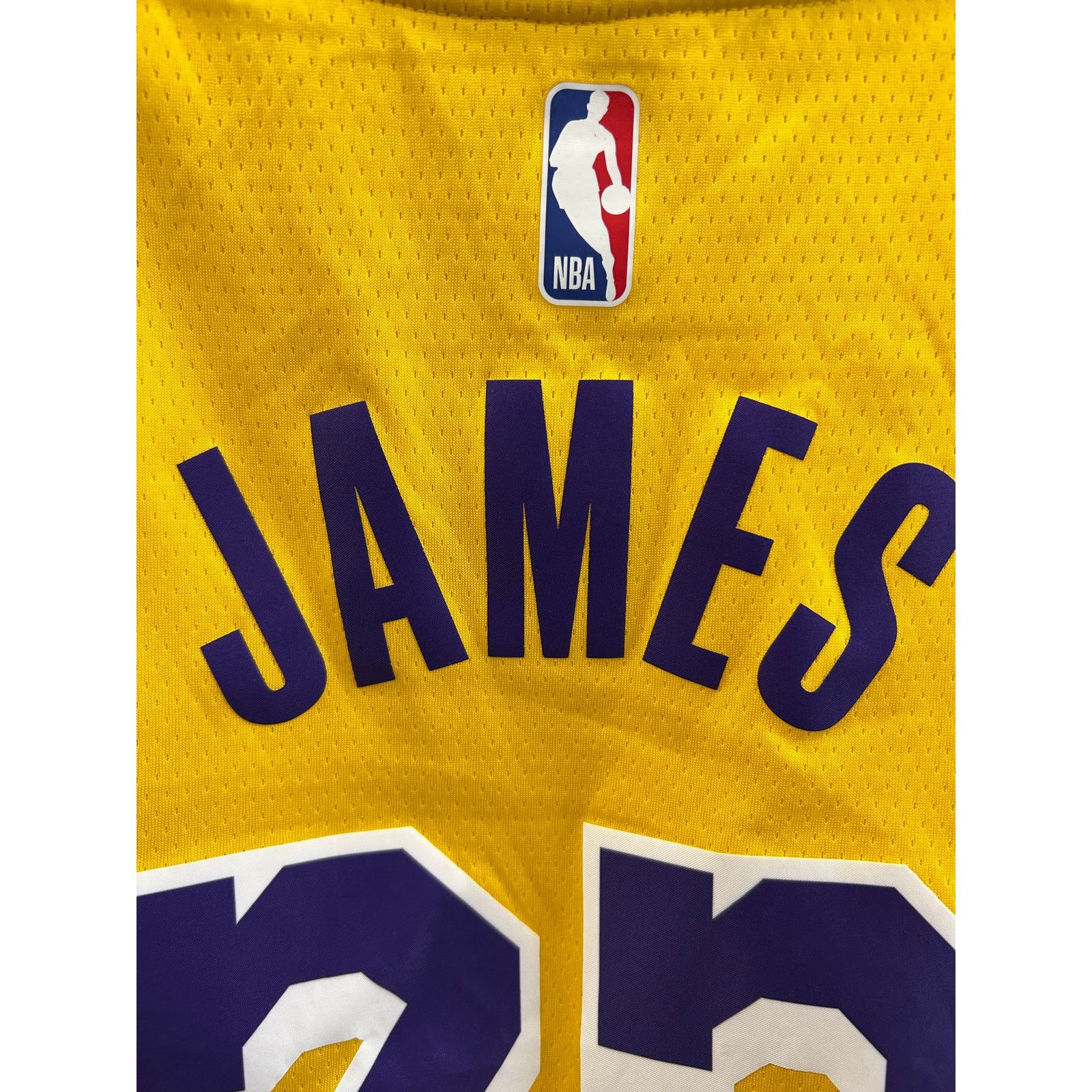 NBA × Nike Los Angeles Lakers LeBron James #23 Icon Edition jersey Size US M / EU 48-50 / 2 - 2 Thumbnail