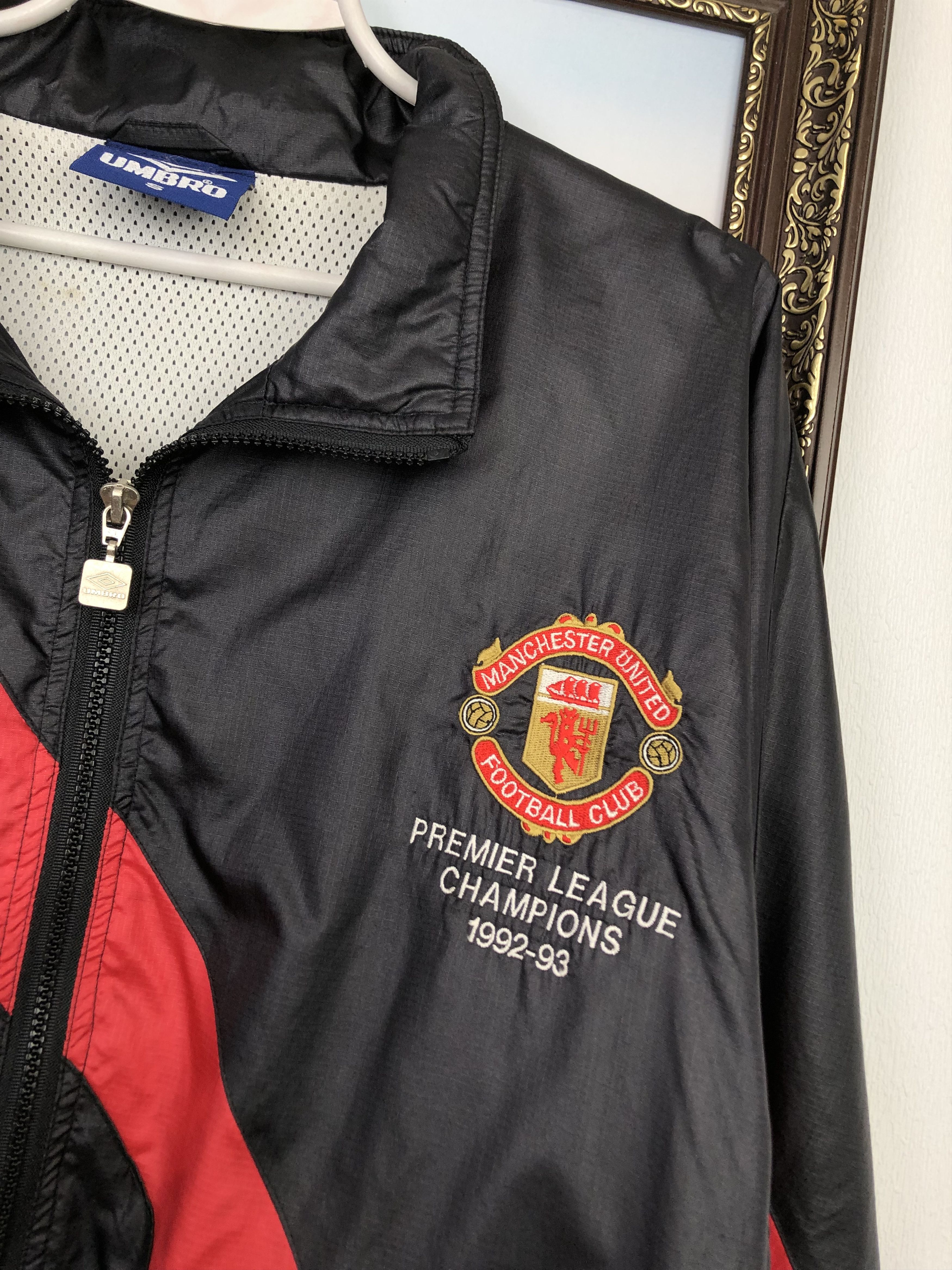 Umbro Vintage Manchester United Umbro Football Track Soccer Jacket Size US M / EU 48-50 / 2 - 3 Thumbnail