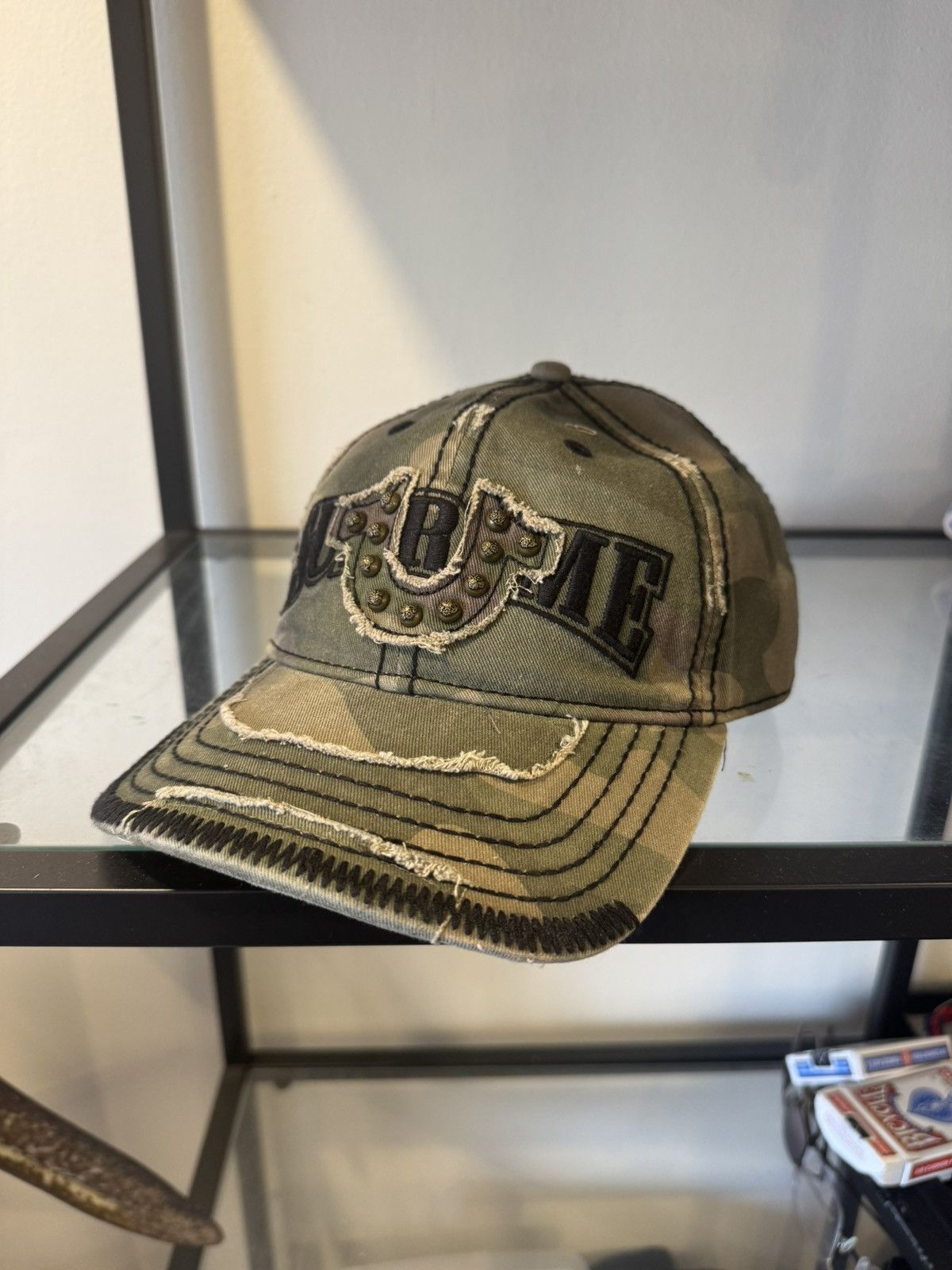 Supreme True Religion Mesh Back 6 Panel Hat RealTree Camo