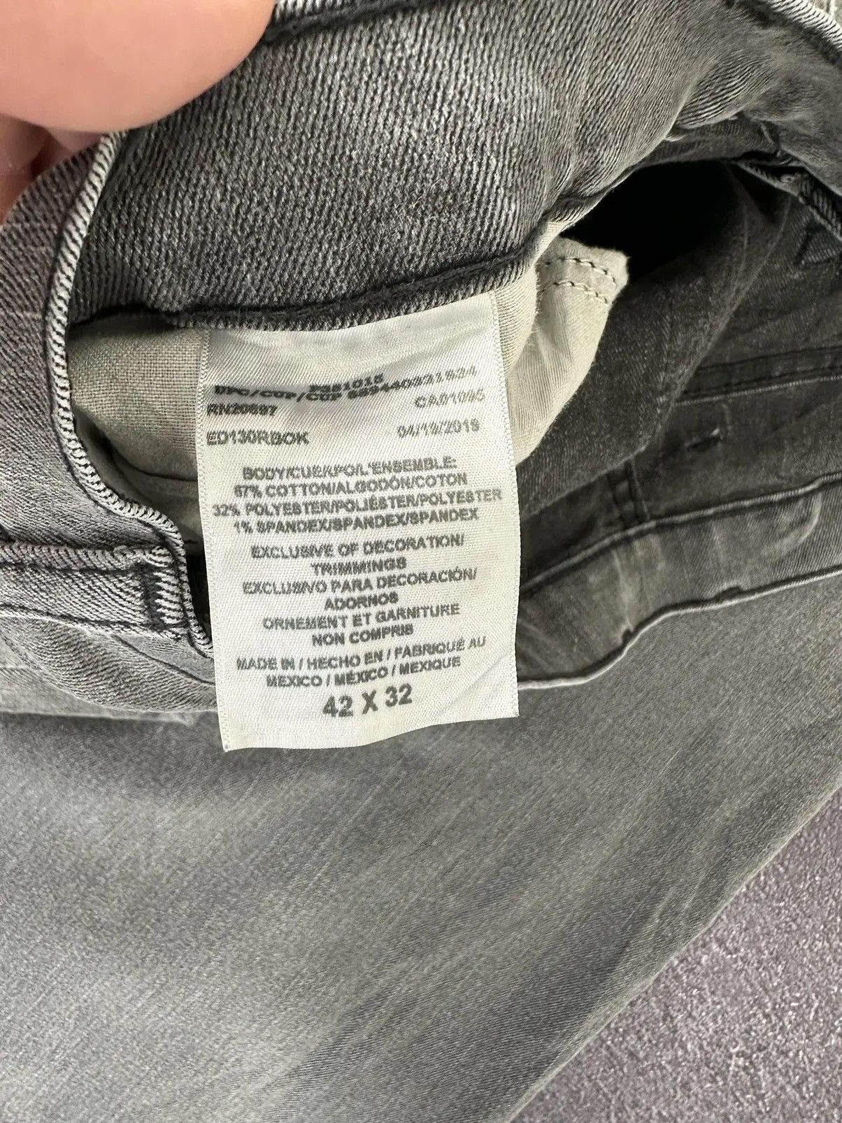 Dickies × Vintage Vintage Dickies Y2K Faded Gray Work Hype Pants Jeans Size US 42 / EU 58 - 9 Thumbnail