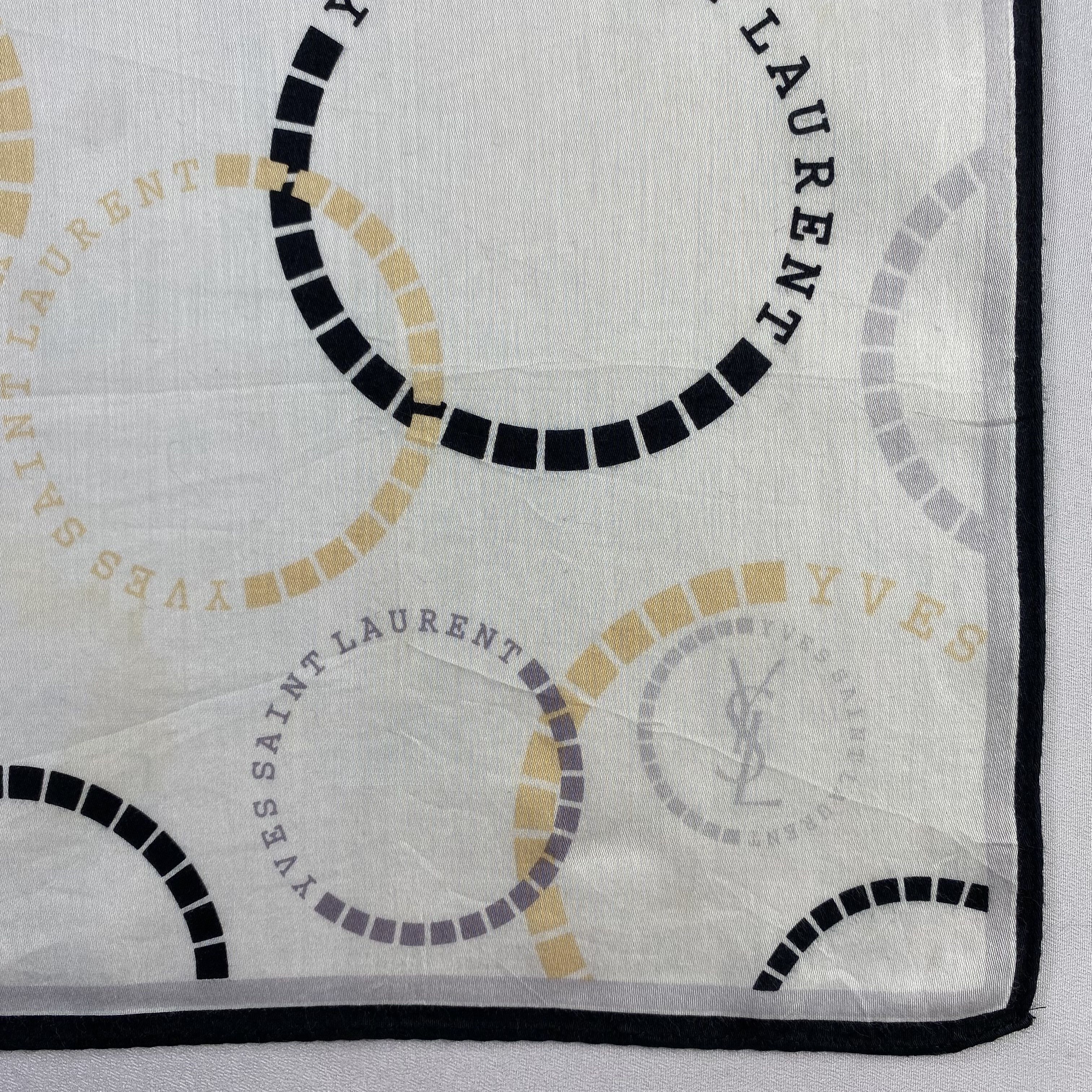 Vintage Yves Saint Laurent Neckerchief / Handkerchief-P623 Size ONE SIZE - 3 Thumbnail