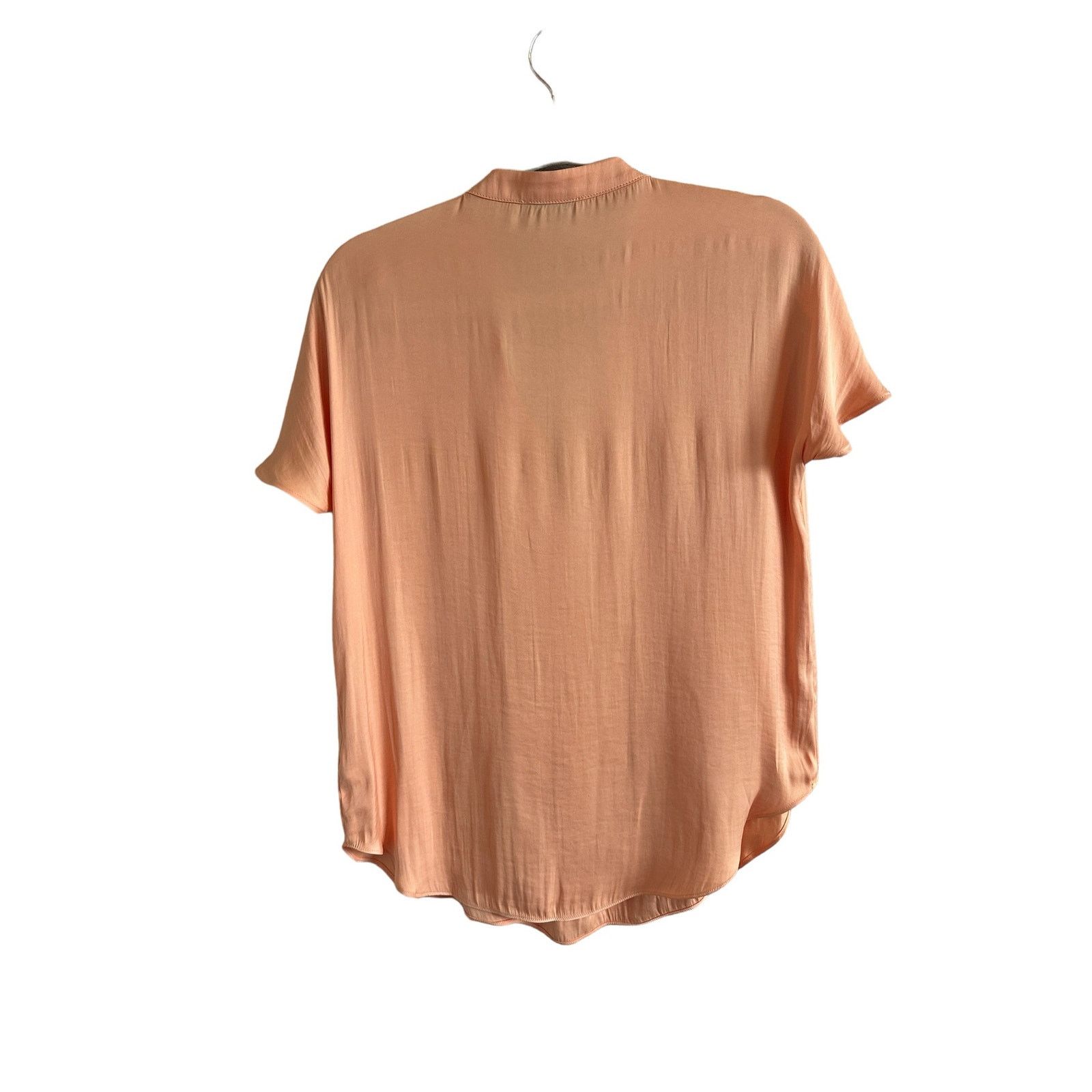 Other RESET Orange Short Sleeve V-Neck Lightweight Slip On Blouse Size S / US 4 / IT 40 - 8 Thumbnail