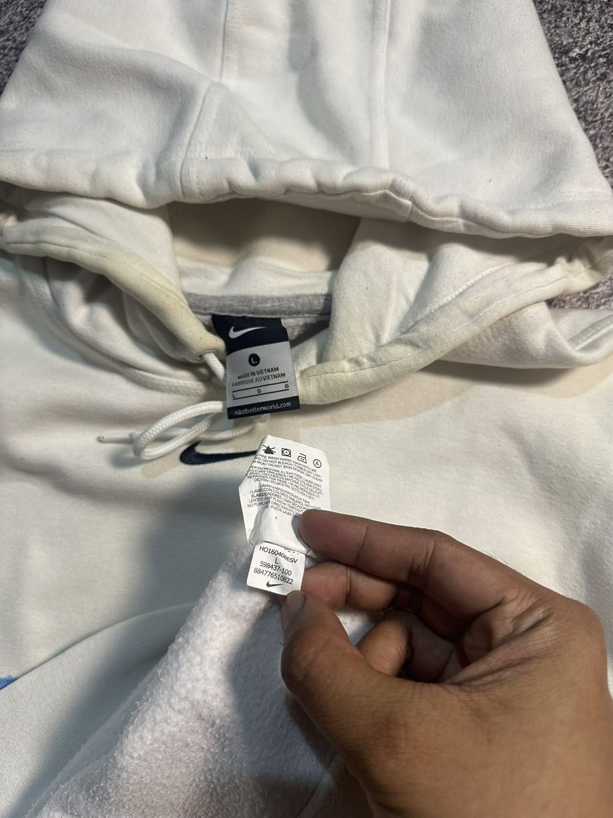 Nike Y2K REWORKED HOODIE NIKE CENTER Size US L / EU 52-54 / 3 - 9 Thumbnail