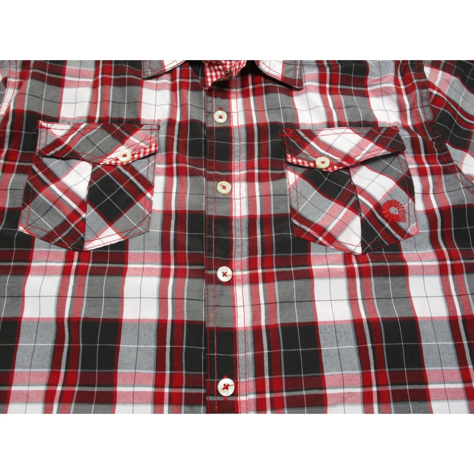 Akademiks Akademiks Shirt Mens XL Button Up Roll Up Long Sleeve Casual Plaid Multicolor Never Worn Size US XL / EU 56 / 4 - 6 Thumbnail