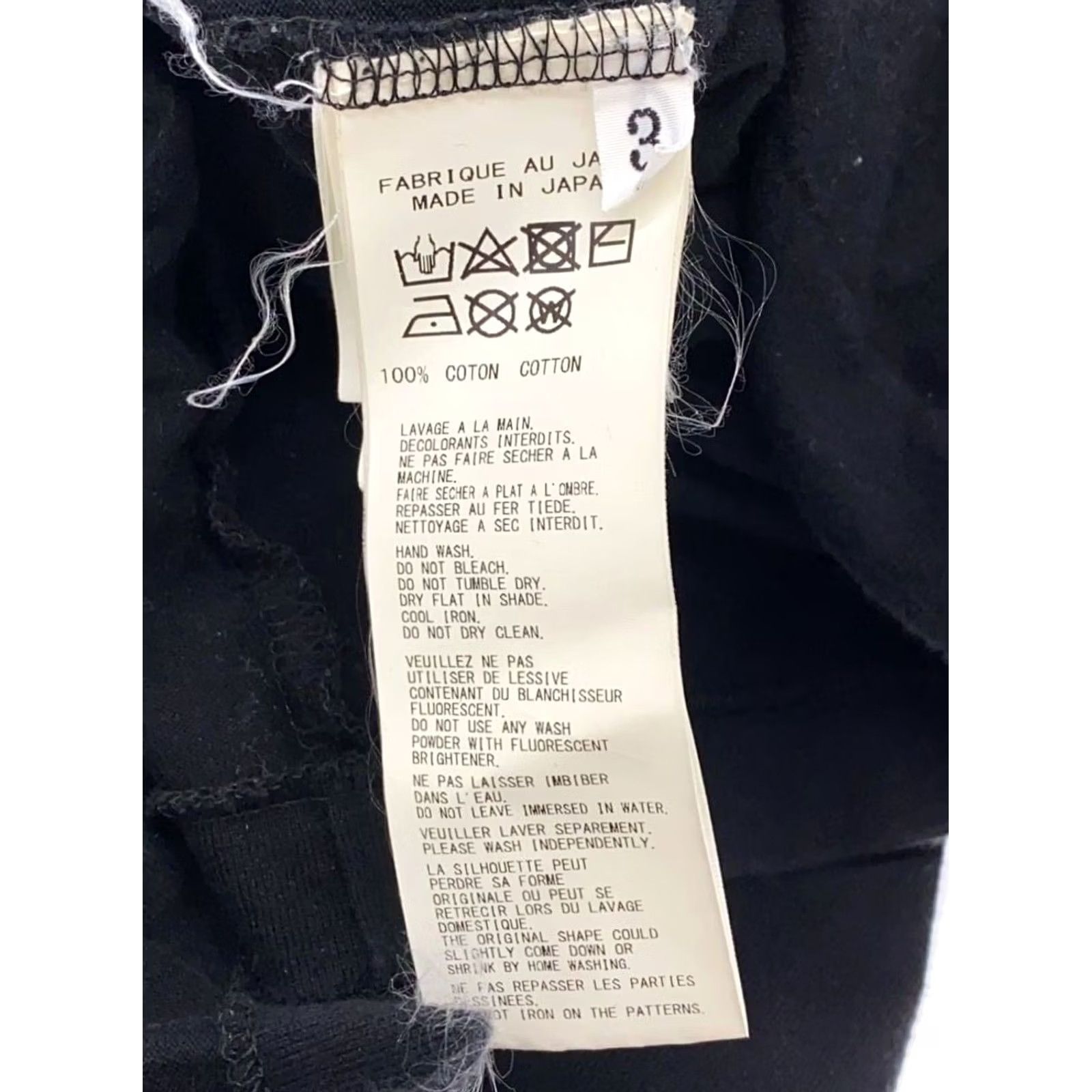 Yohji Yamamoto Yohji Yamamoto Black Long-Sleeved Shirt Men's Size M Cotton Scandal Vintage? Size US M / EU 48-50 / 2 - 5 Thumbnail