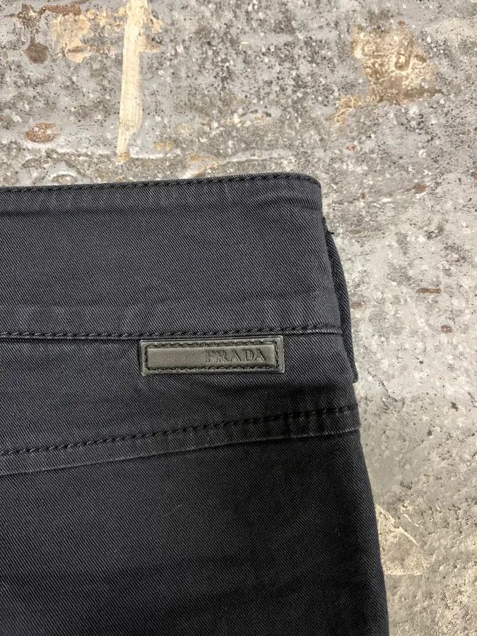 Prada 2000s Prada Faded Black Short Size US 31 - 7 Thumbnail