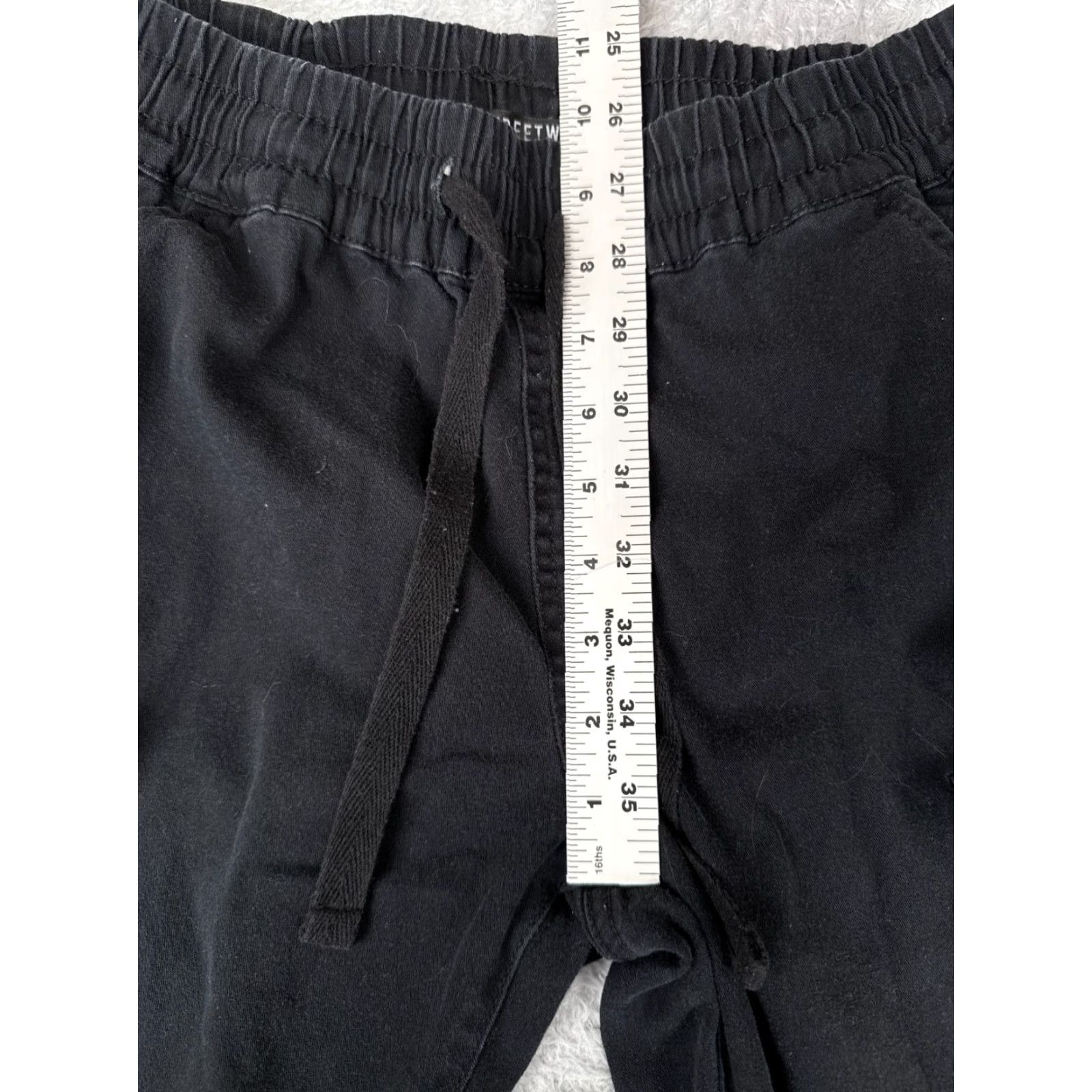 Vintage XVTU Streetwear Society Pants Women Black Cargo Jogger Cotton 28x26 Regular Tapered Straight Leg Inseam 26 in Adult Womens Pants Size 28" / US 6 / IT 42 - 7 Thumbnail