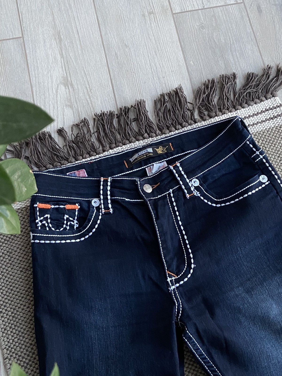 True Religion × Vintage True Religion Slim Denim Jeans Size 33" - 7 Thumbnail