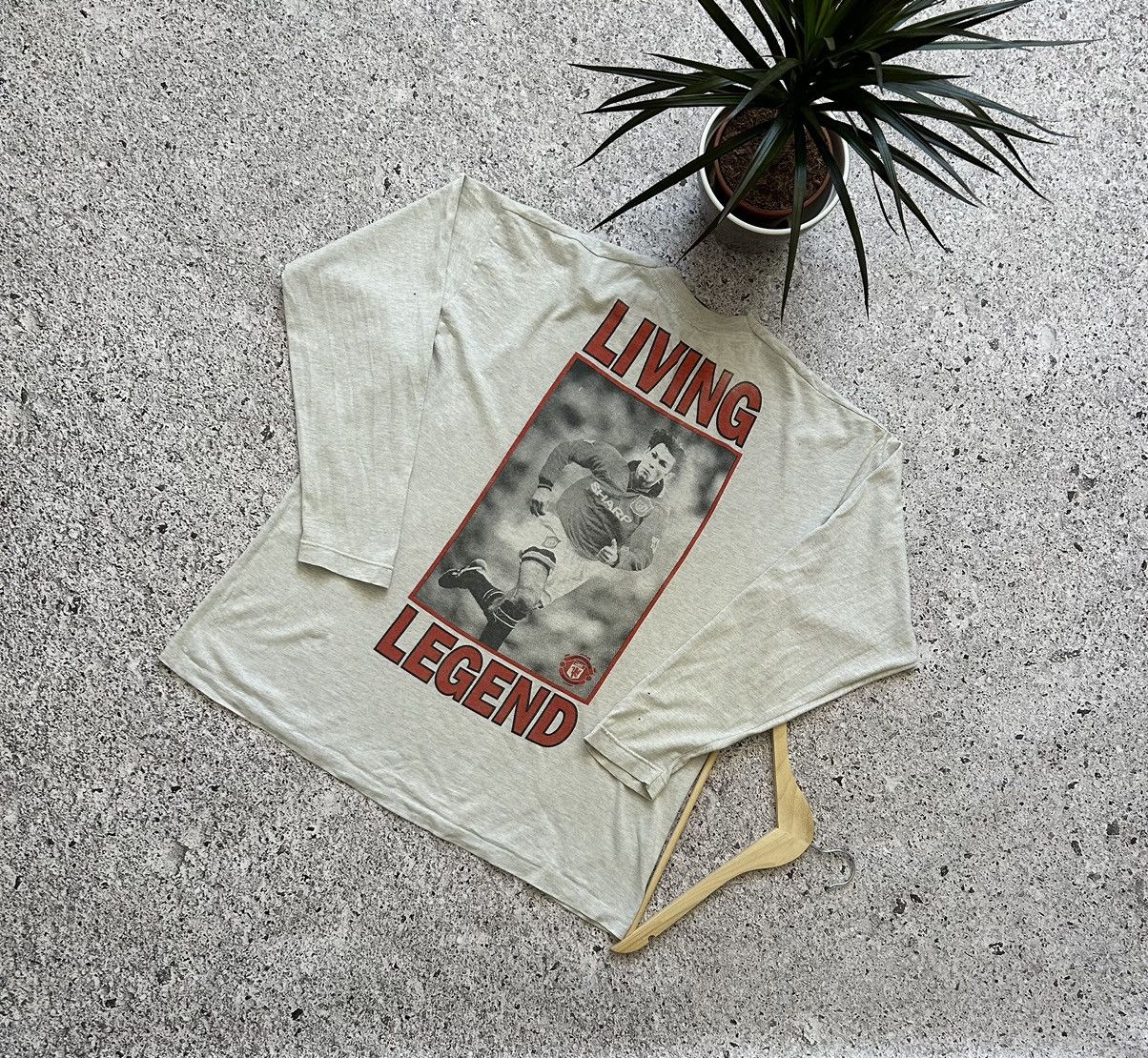 Vintage Manchester United Ryan Giggs Soccer Longsleeve Shirt Menswear