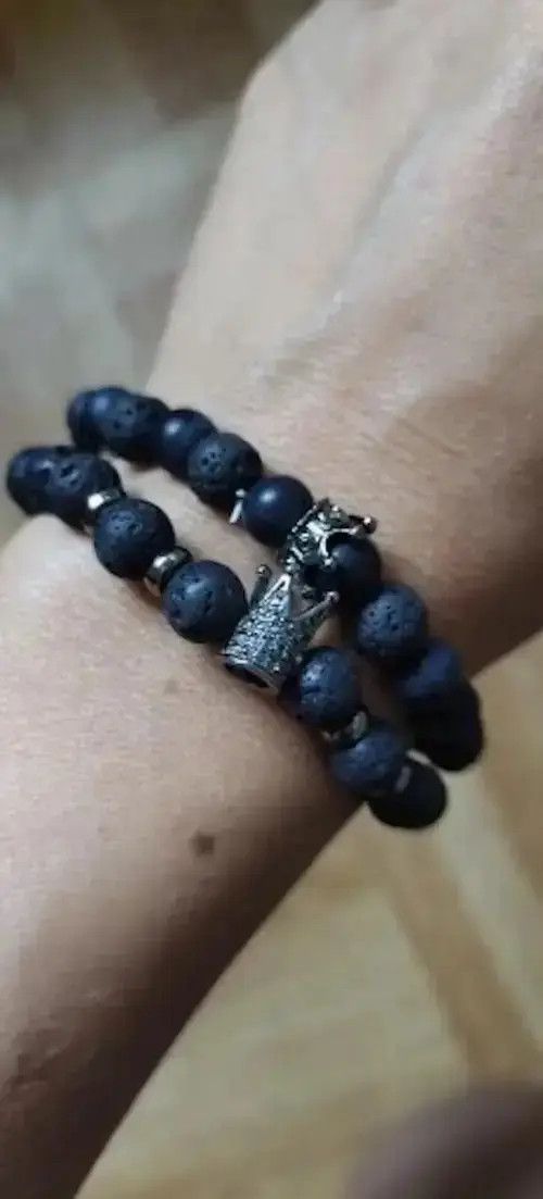 Other Lava Stone Bracelet Set Imperial Crown Size ONE SIZE - 2 Thumbnail