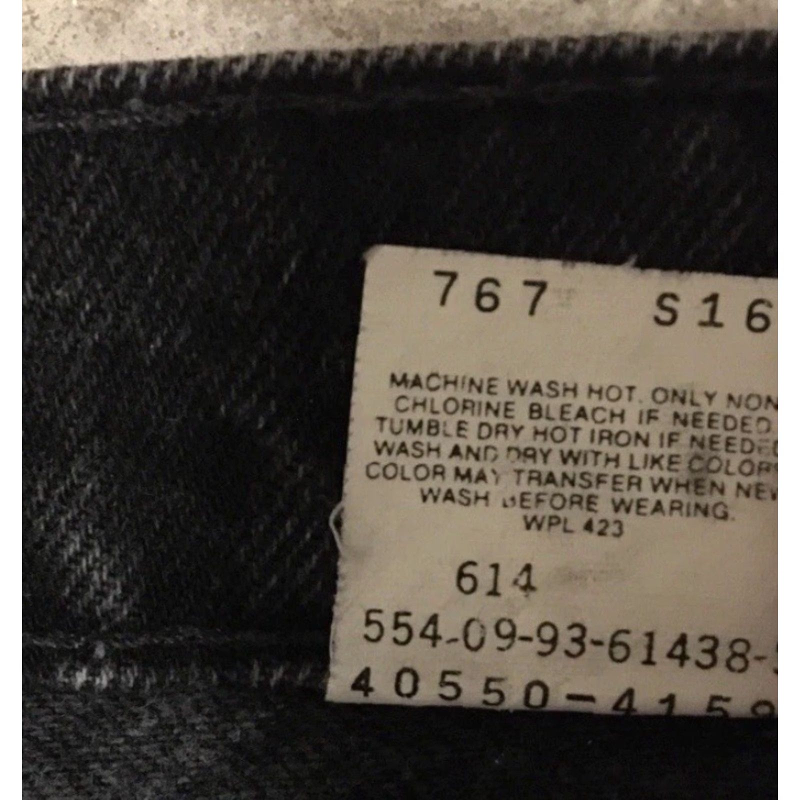 Levi's VINTAGE Levi's 550 Jeans Men 36 Black Distressed 90s Grunge Trucker Cowboy USA USA Mens Jeans Size US 36 / EU 52 - 6 Thumbnail