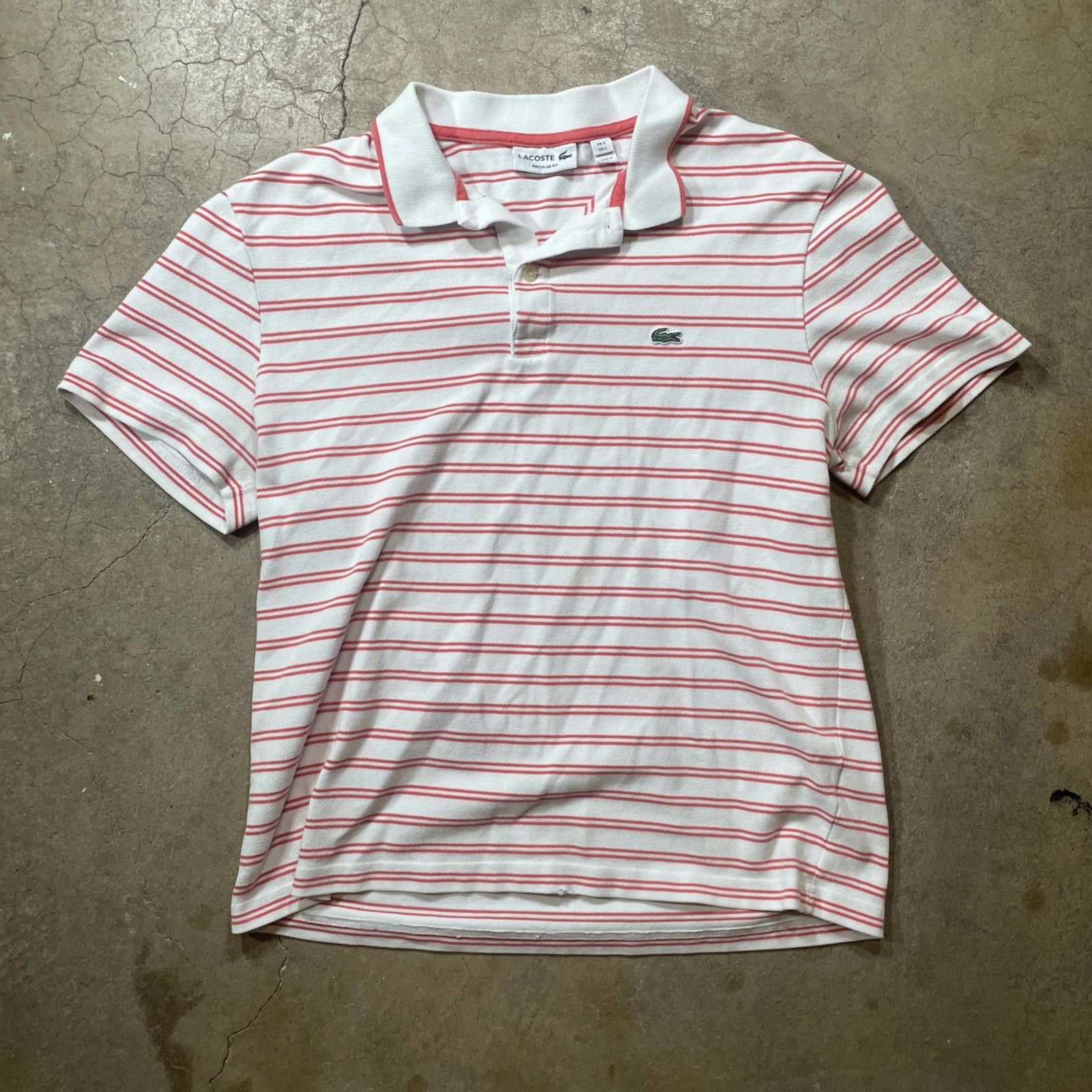 Lacoste Lacoste Polo Shirt Mens S Striped Tennis Sports Golf Rugby Size US XL / EU 56 / 4 - 1 Thumbnail