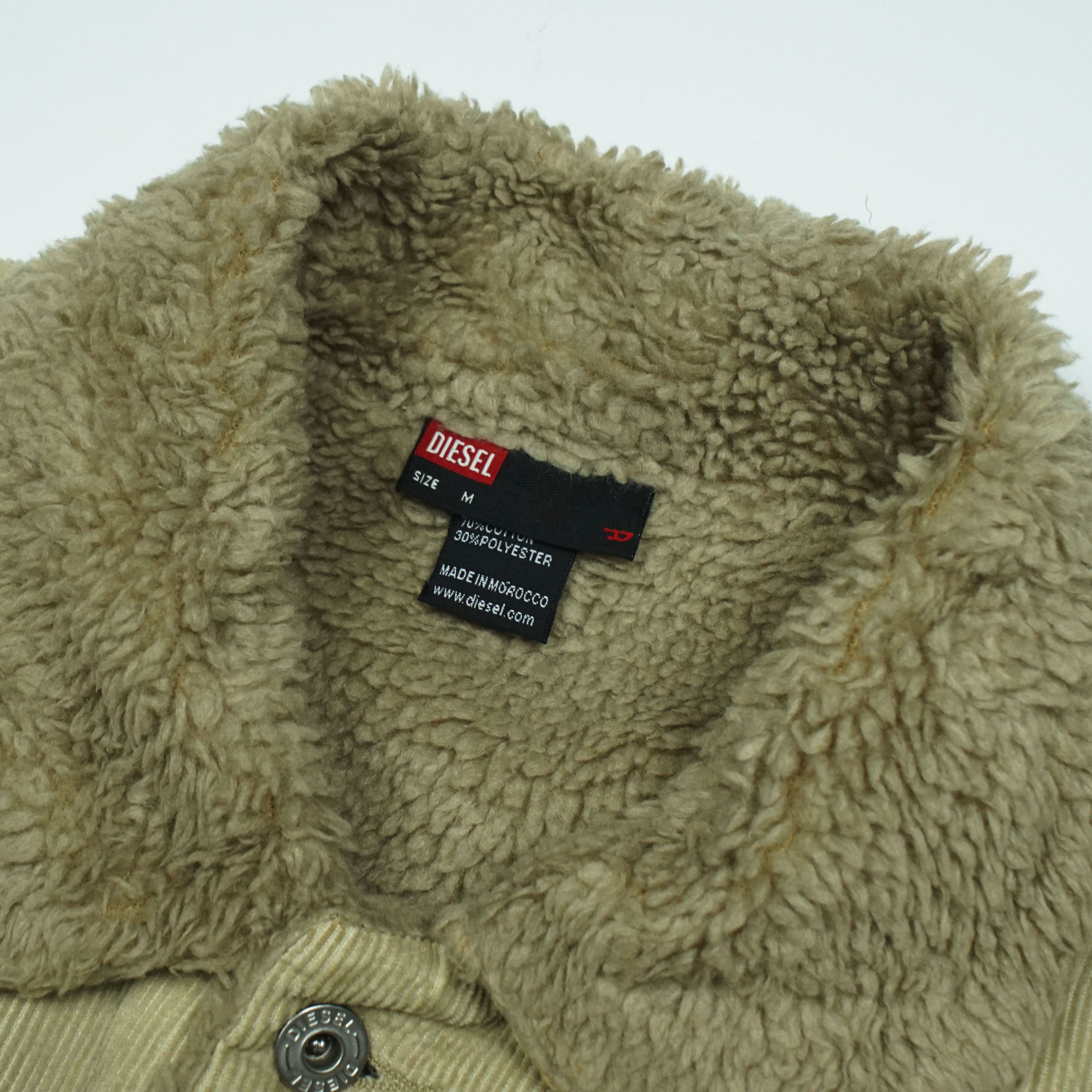 Diesel *NoTariff Diesel Corduroy Sherpa Jacket Size US M / EU 48-50 / 2 - 5 Thumbnail