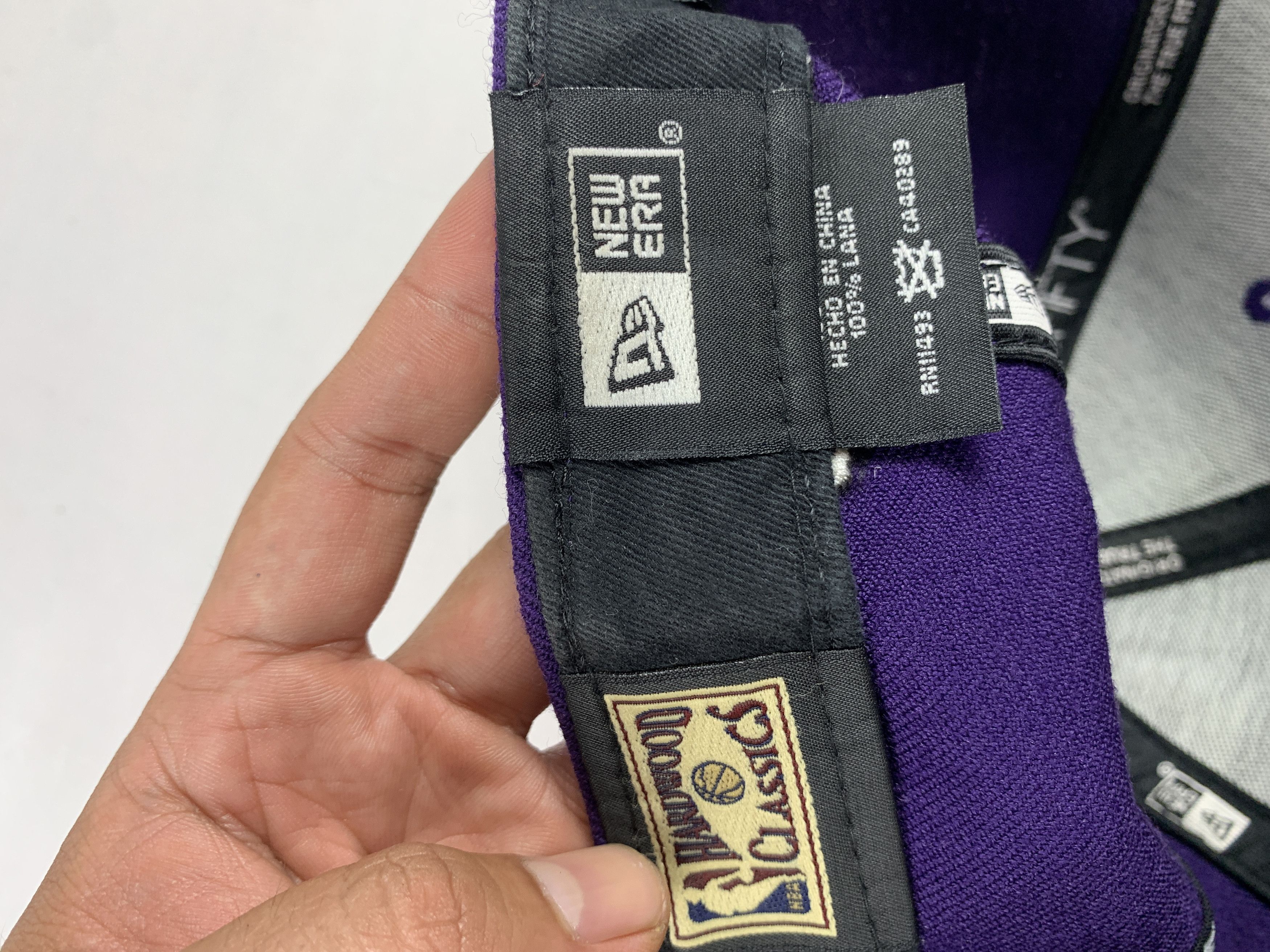 NBA Los Angeles Lakers by New Era Purple Fitted NBA Cap (56,8) Size ONE SIZE - 8 Thumbnail