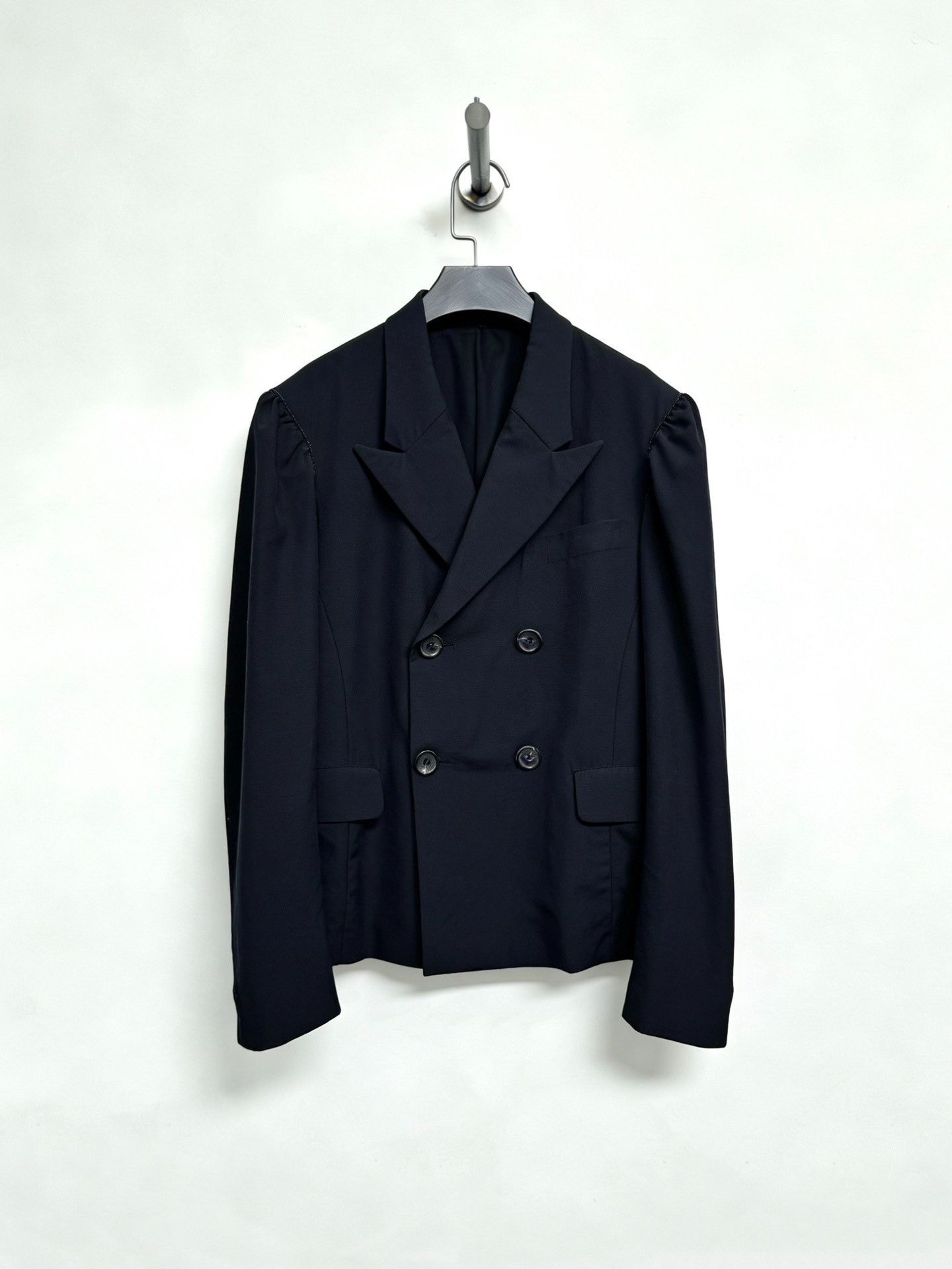 Yohji Yamamoto Yohji Yamamoto 1991SS Double-Breasted Coat Size US L / EU 52-54 / 3 - 1 Thumbnail