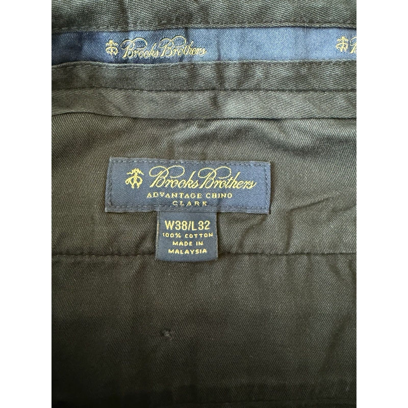 Brooks Brothers Brooks Brothers Clark Fit Advantage Chino Pants Men 38x31 Flat Front Office Trousers Gray Solid Modern City Workwear Regular Mens Size US 38 / EU 54 - 3 Thumbnail