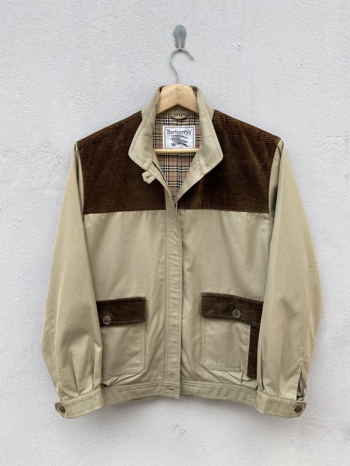 Burberry BURBERRY PRORSUM Padded Corduroy Nova Checkered Rare Jacket Size US M / EU 48-50 / 2 - 1 Thumbnail