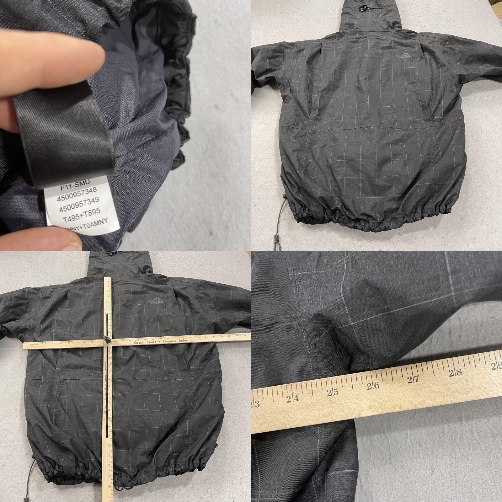 The North Face VINTAGE The North Face Jacket Mens Large Gray HyVent Cryptic RECCO Hooded Ski Rain Coat Size US L / EU 52-54 / 3 - 8 Thumbnail