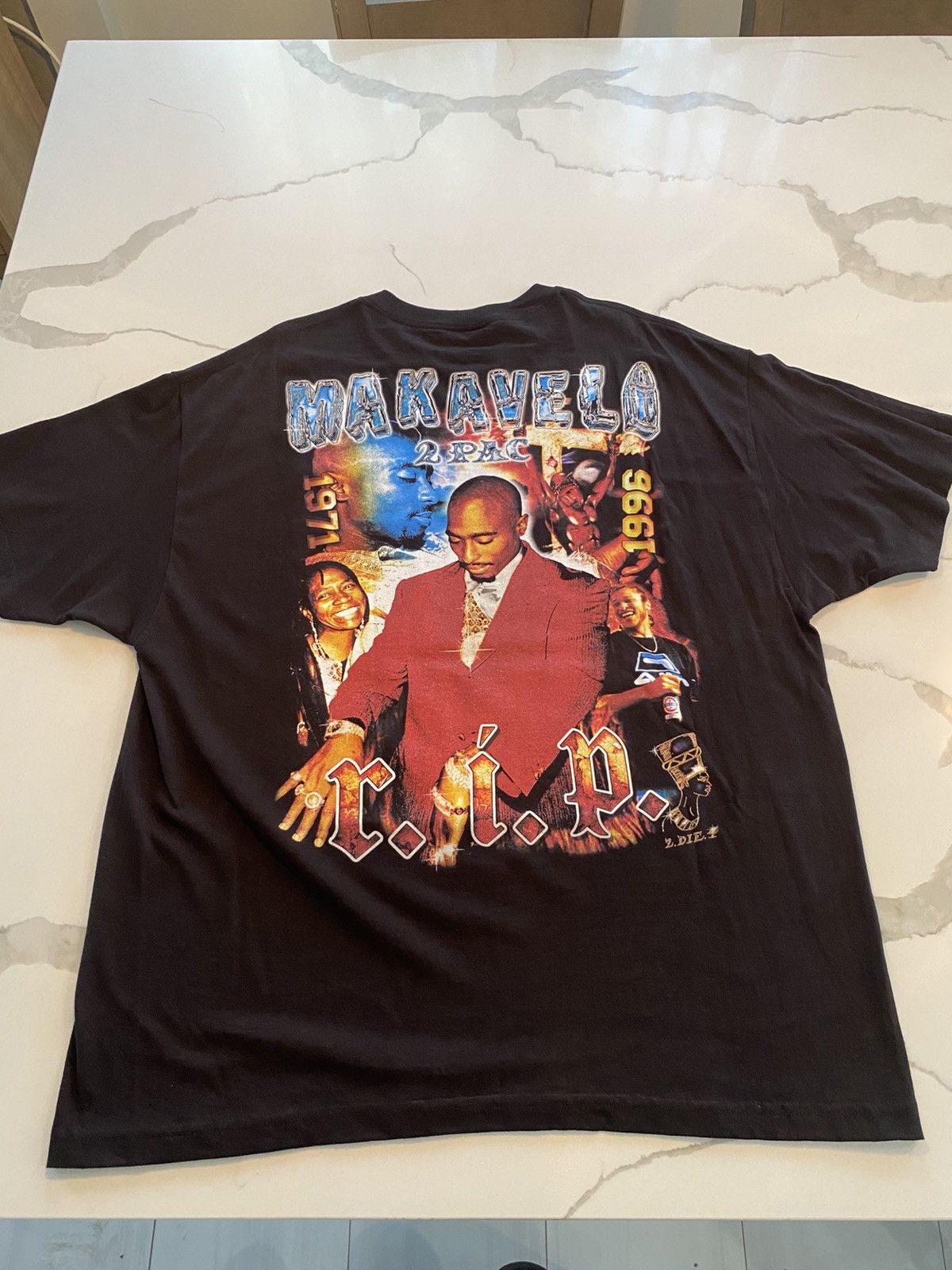 Band Tees Dbruze x 2pac Size US XXL / EU 58 / 5 - 4 Thumbnail