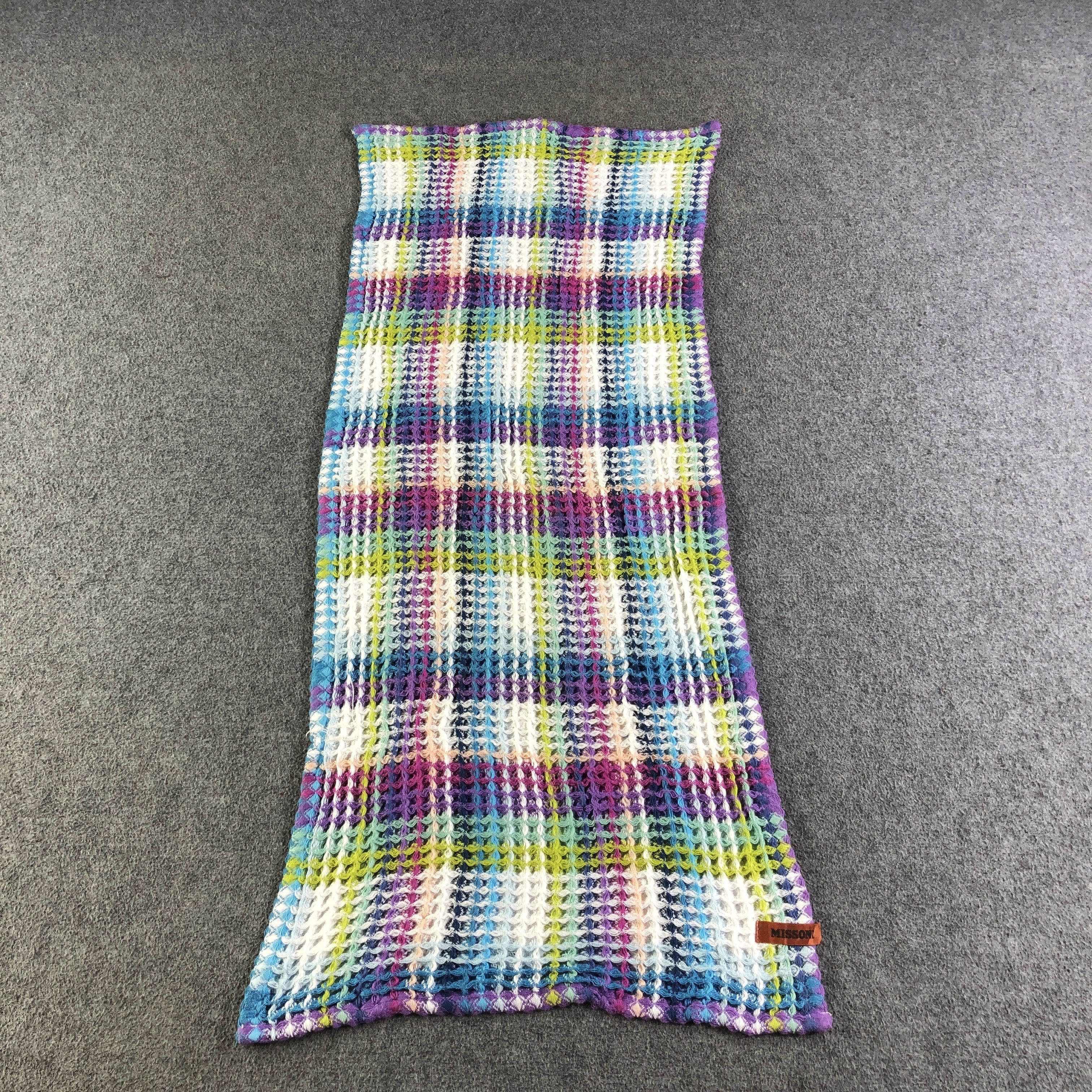 Missoni Missoni Multicolor Cotton Towel Scarf Muffler V2687 Size ONE SIZE - 1 Thumbnail