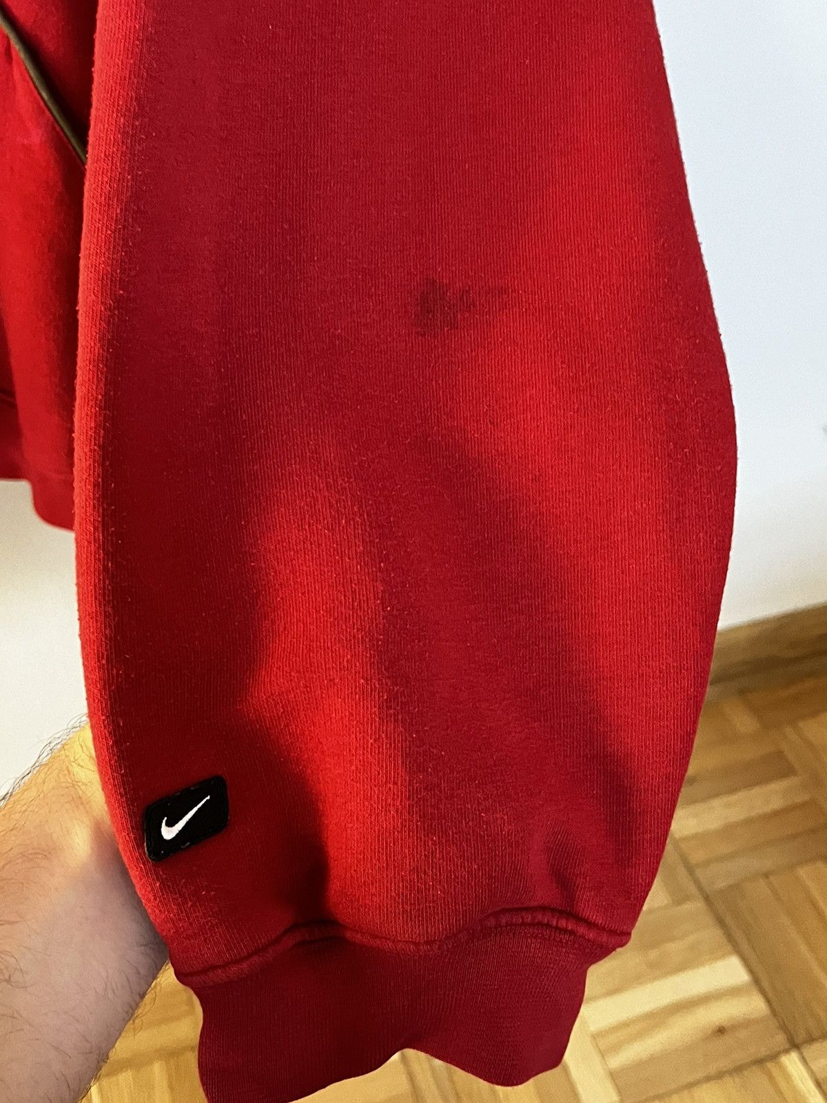 Japanese Brand × Nike Nike hoodie distressed 00s red Size US L / EU 52-54 / 3 - 8 Thumbnail
