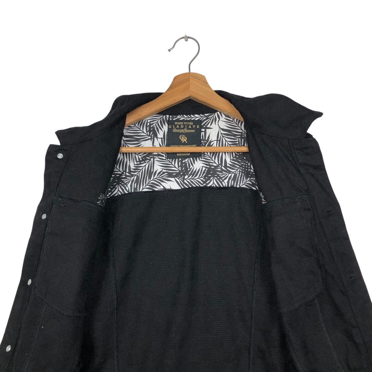 Hysteric Glamour 📌Cropped Biker Jacket Gladiate Black & Gold Design Cargo Size US M / EU 48-50 / 2 - 15 Thumbnail