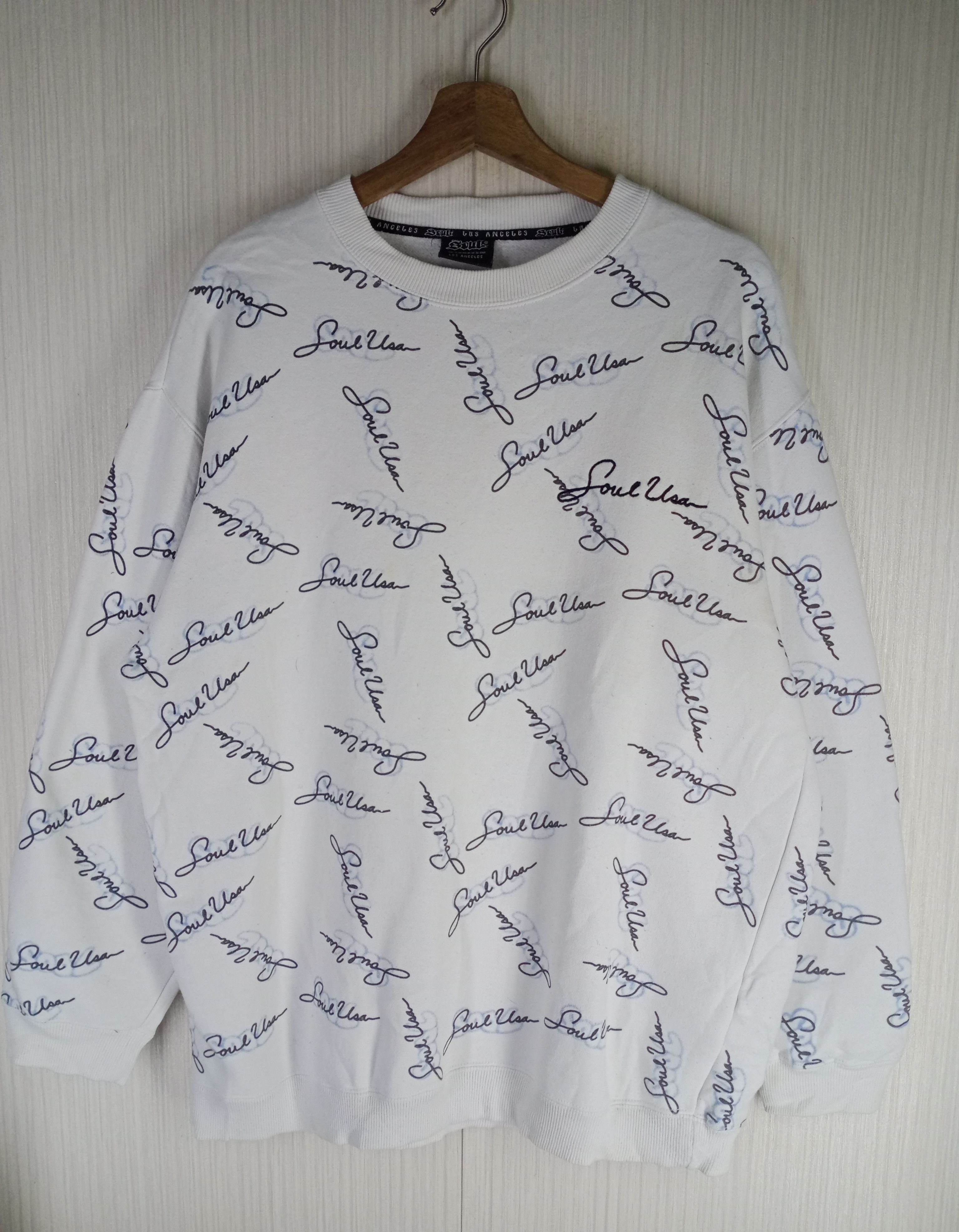 Southpole Rare Vintage Soul Los Angeles Crewneck Sweatshirt Size US L / EU 52-54 / 3 - 1 Thumbnail