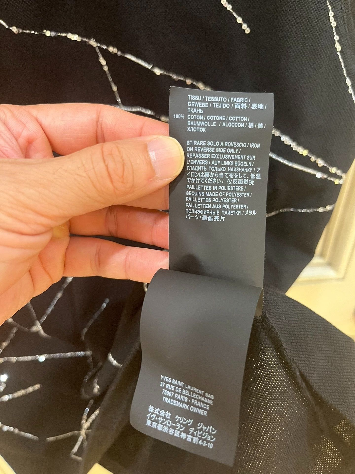 Saint Laurent Paris Saint Laurent Black Polo T-shirt Size US S / EU 44-46 / 1 - 6 Thumbnail