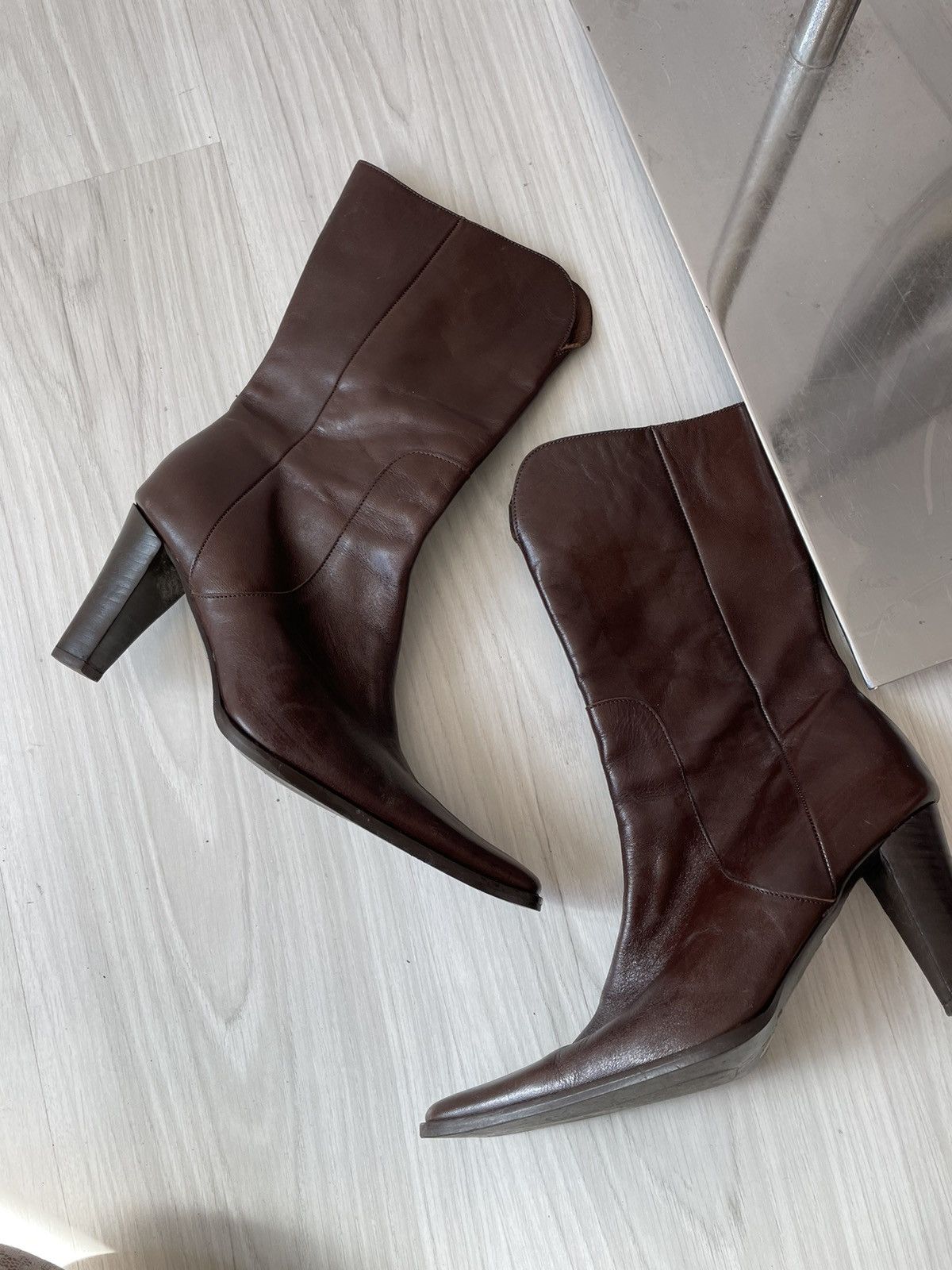 Vintage y2k leather boots Size US 6.5 / IT 36.5 - 5 Thumbnail