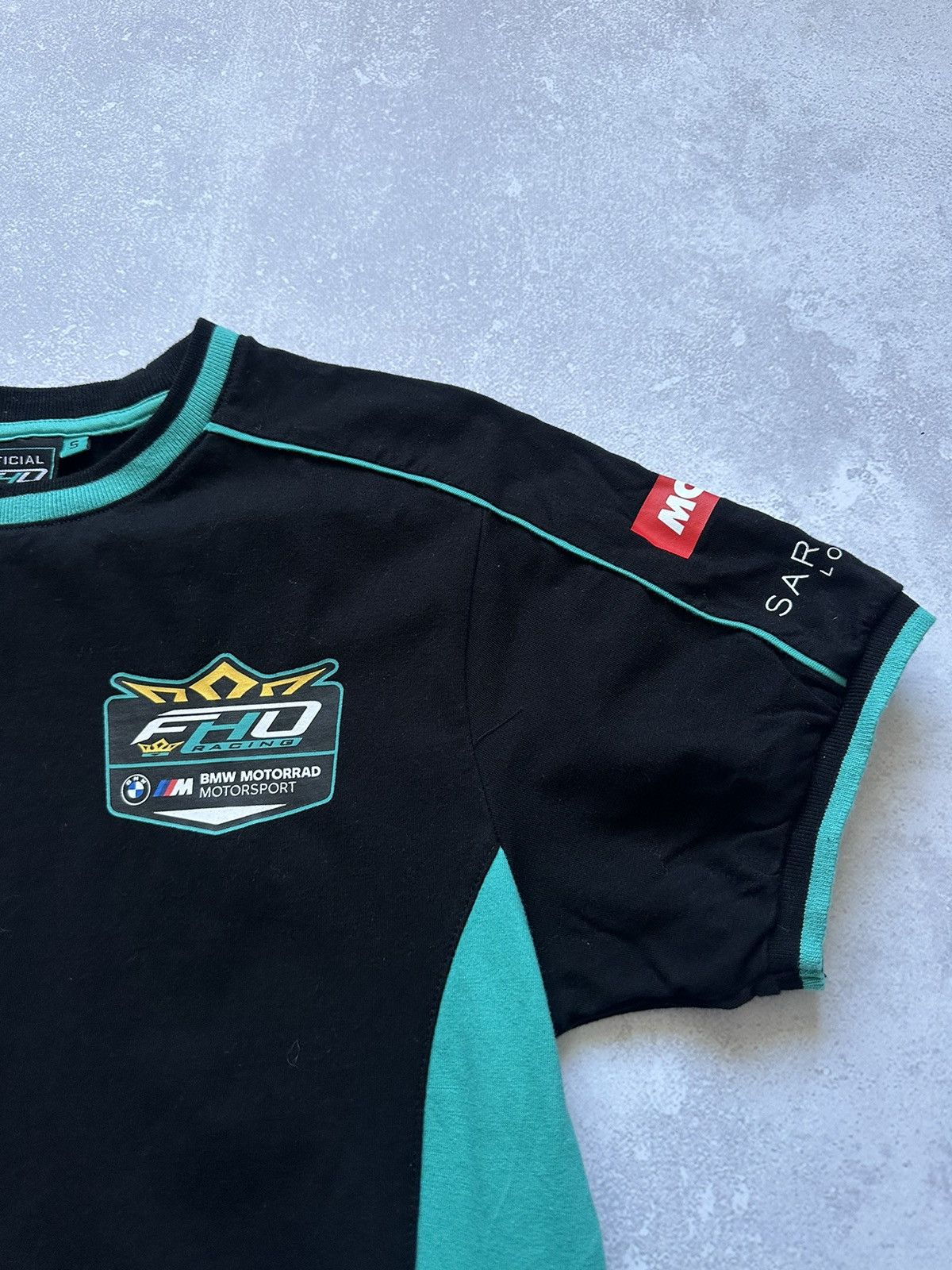 BMW FHO RACING TEAM BMW MOTORRAD MOTORSPORT OFFICIAL SHIRT sz M Size US S / EU 44-46 / 1 - 3 Thumbnail