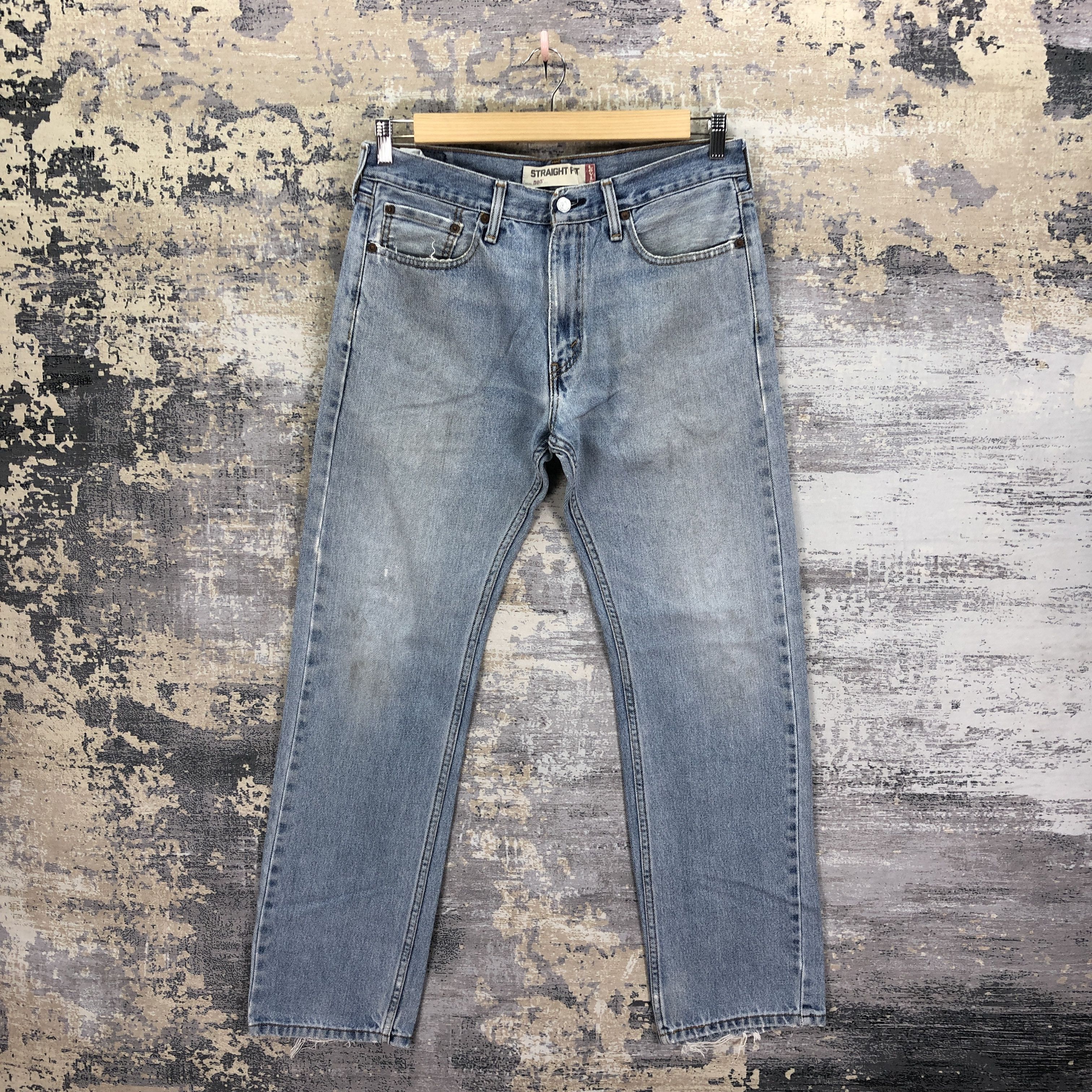 Levi's Vintage Levis 505 Light Wash Jeans Levi's Sun Faded Denim Size US 32 / EU 48 - 1 Thumbnail