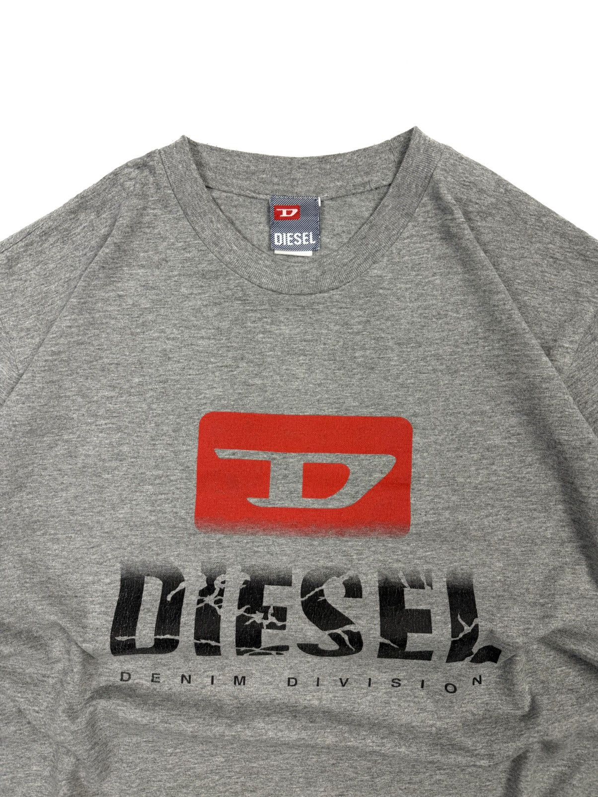 Diesel Diesel Denim Division Vintage Tee Y2K Gray Archive Size US L / EU 52-54 / 3 - 6 Thumbnail