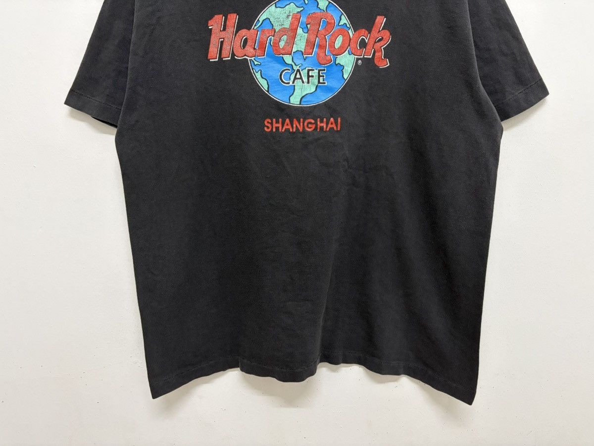 Vintage RARE 90s HARD ROCK CAFE SHANGHAI SINGLE STITCH BEAUTY FADE Size US L / EU 52-54 / 3 - 4 Thumbnail