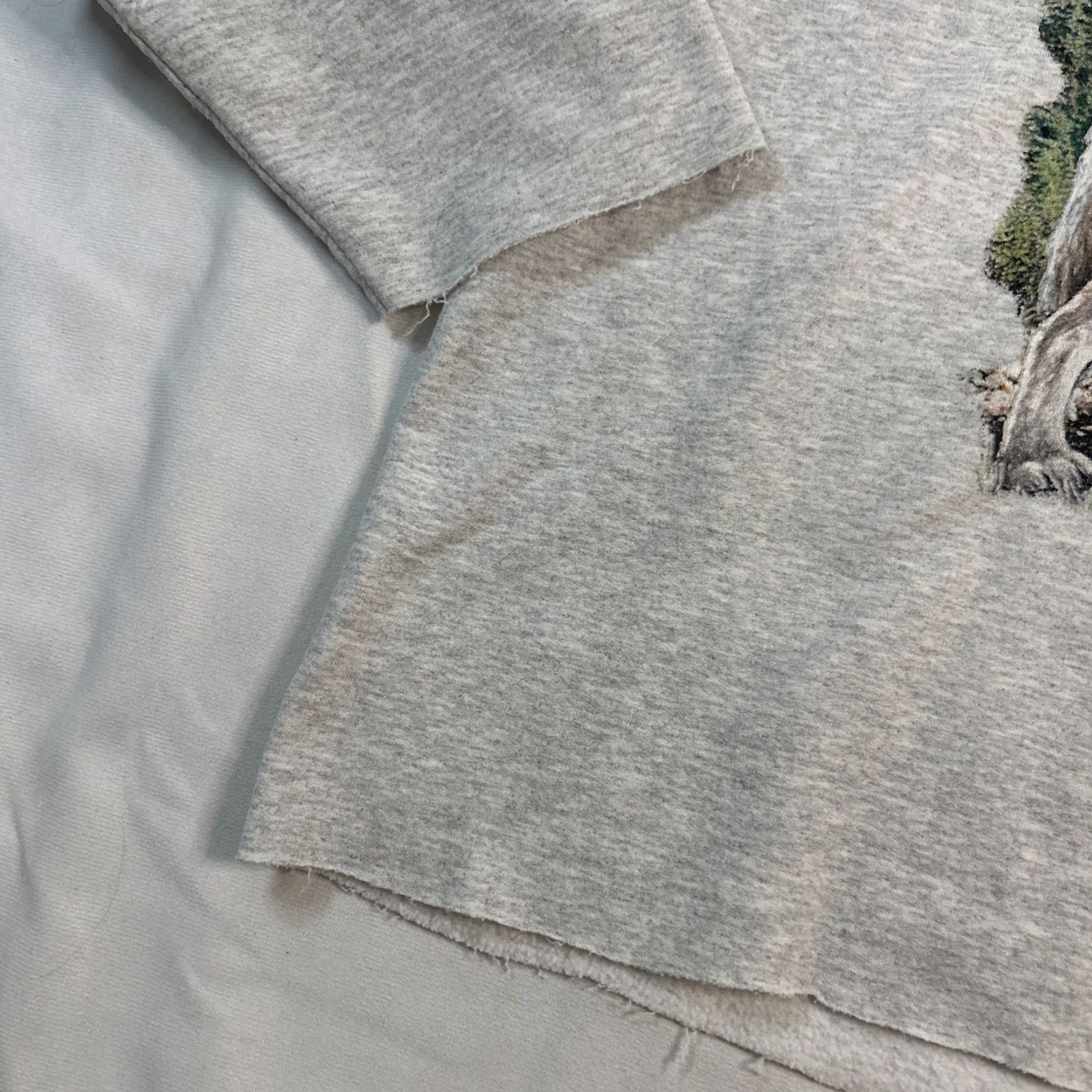 Jerzees VINTAGE Jerzees Super Sweater Crewneck Wolf Gray XL Cropped Women Crew Neck Pullover Sweatshirt Gr ay XL Women’s 00 Size XL / US 12-14 / IT 48-50 - 4 Thumbnail