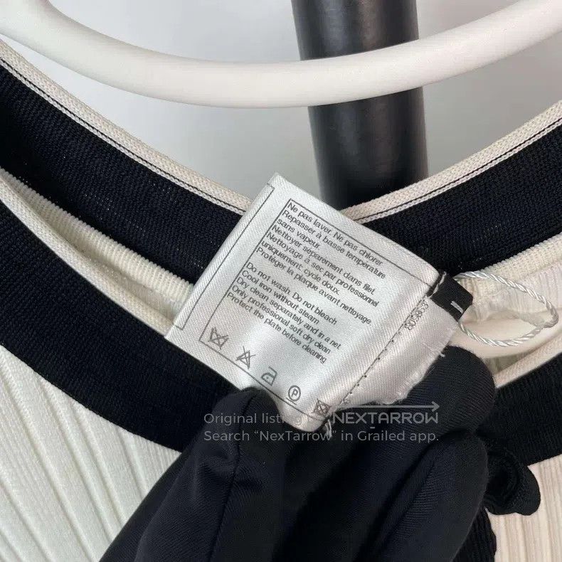 Chanel Chanel Knitted dress with black and white bow Size XS / US 0-2 / IT 36-38 - 6 Thumbnail