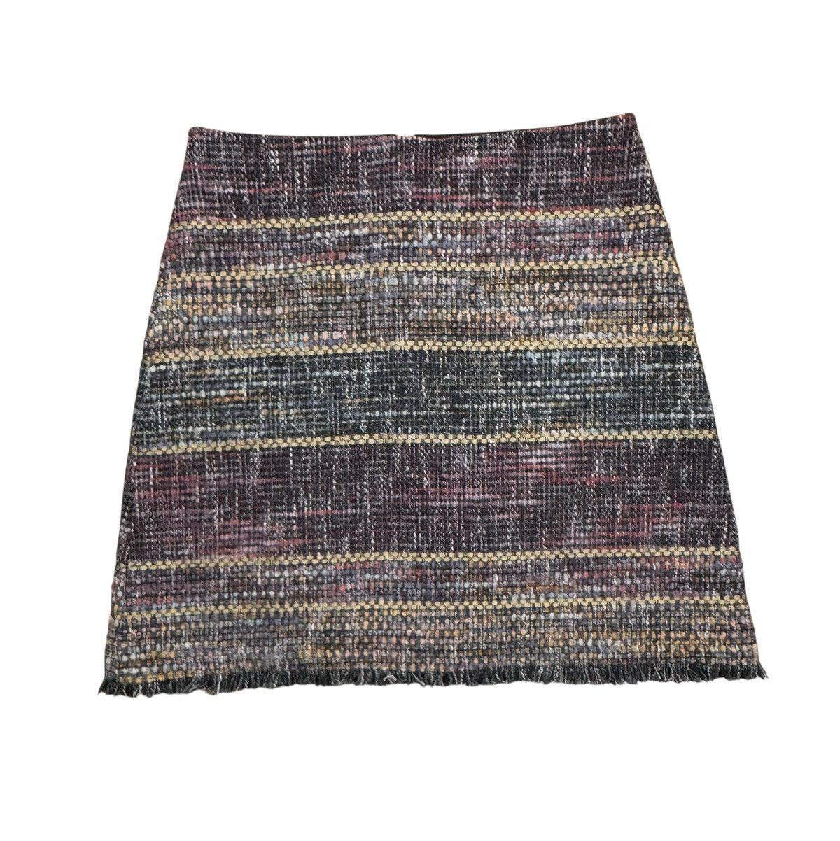 Etro Etro Milano Wool-Cotton Skirt Knit Woven Multicolor size 44 Size 30" / US 8 / IT 44 - 8 Thumbnail