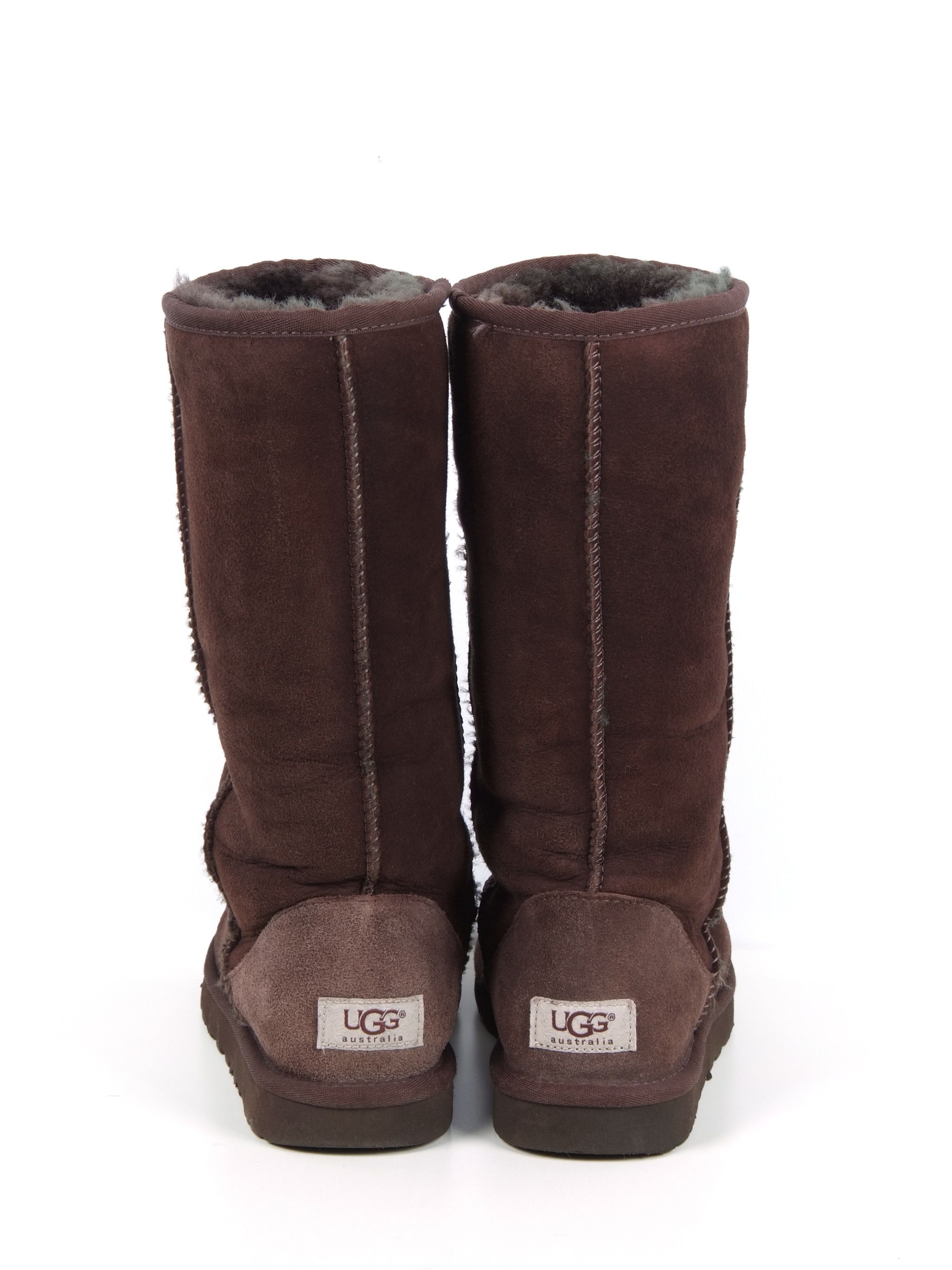 Genuine Leather × Ugg True Real Sheepskin UGG Classic Tall Shearling Winter Boots Size US 7 / IT 37 - 3 Thumbnail