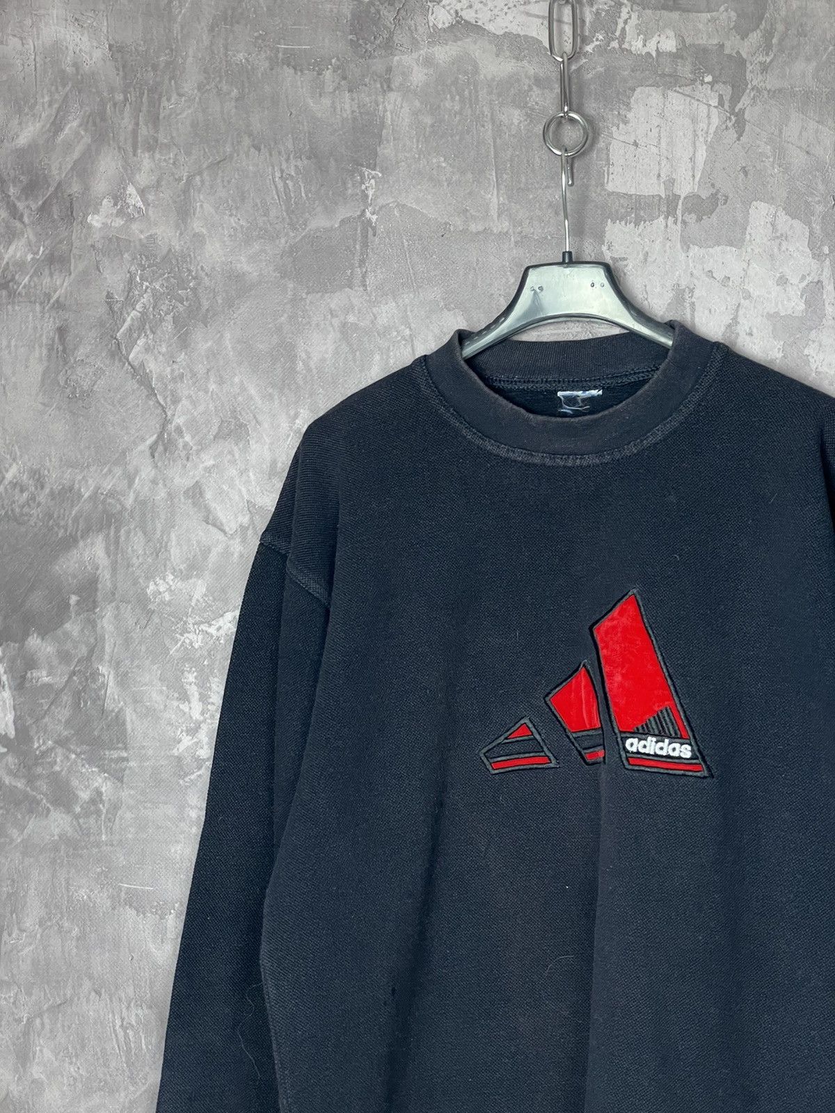 Other Vintage Adidas Big Logo Sweatshirt 90s Size US M / EU 48-50 / 2 - 3 Thumbnail
