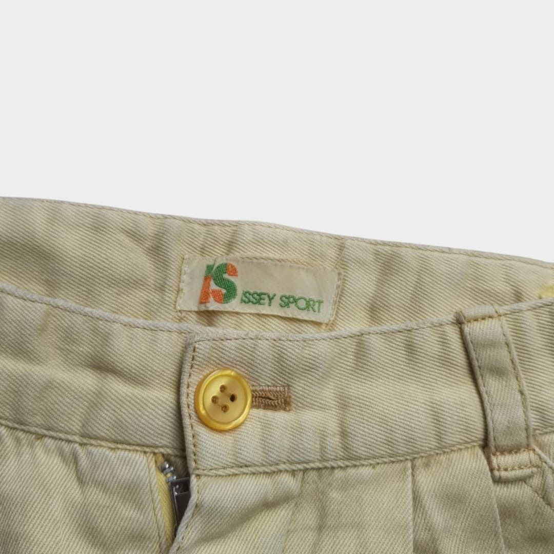 Issey Miyake vintage 1980's Issey miyake sport mustard tuck pant Size 25" / US 0 / IT 36 - 5 Thumbnail