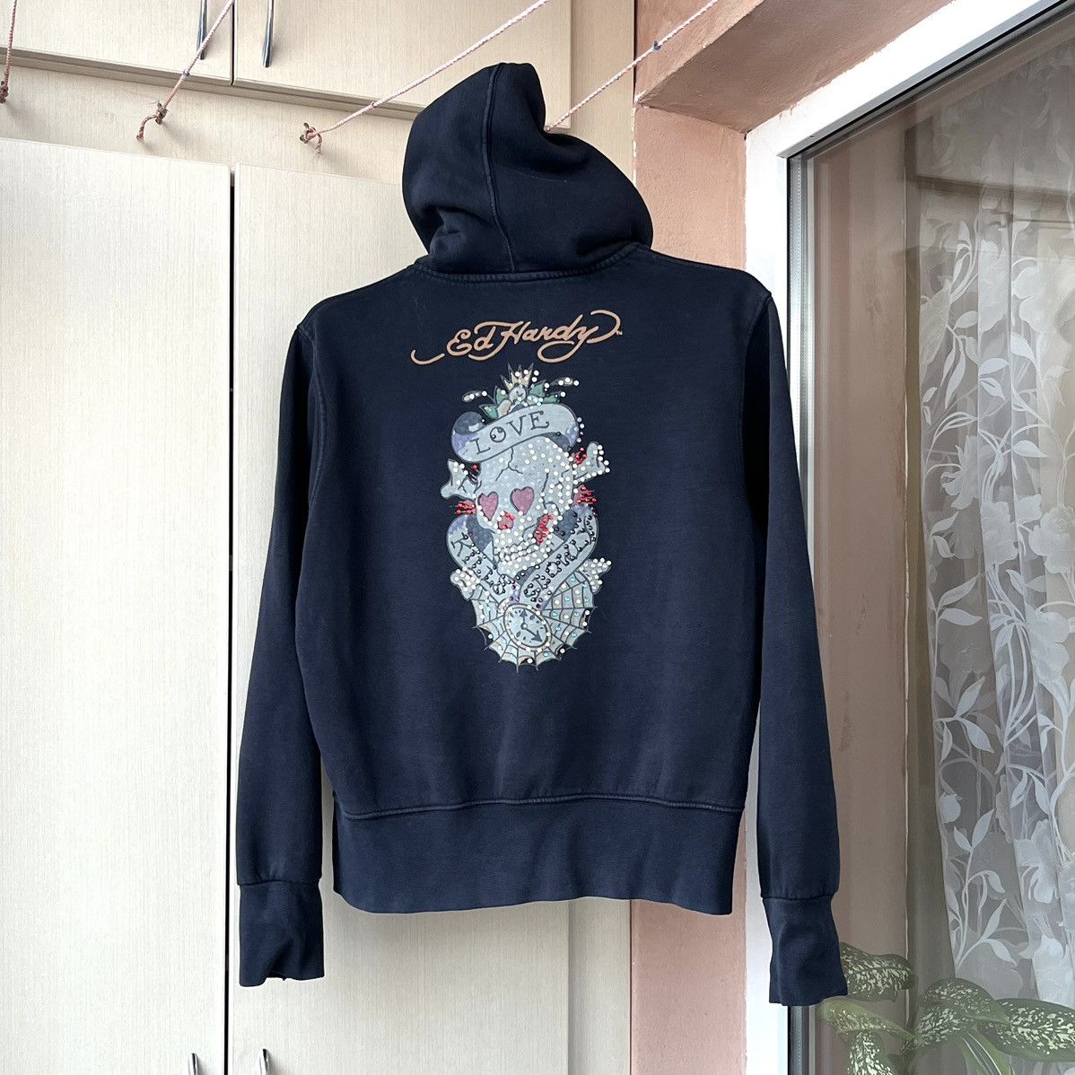 Christian Audigier × Ed Hardy × Vintage Ed hardy vintage women zip hoodie Size S / US 4 / IT 40 - 1 Thumbnail