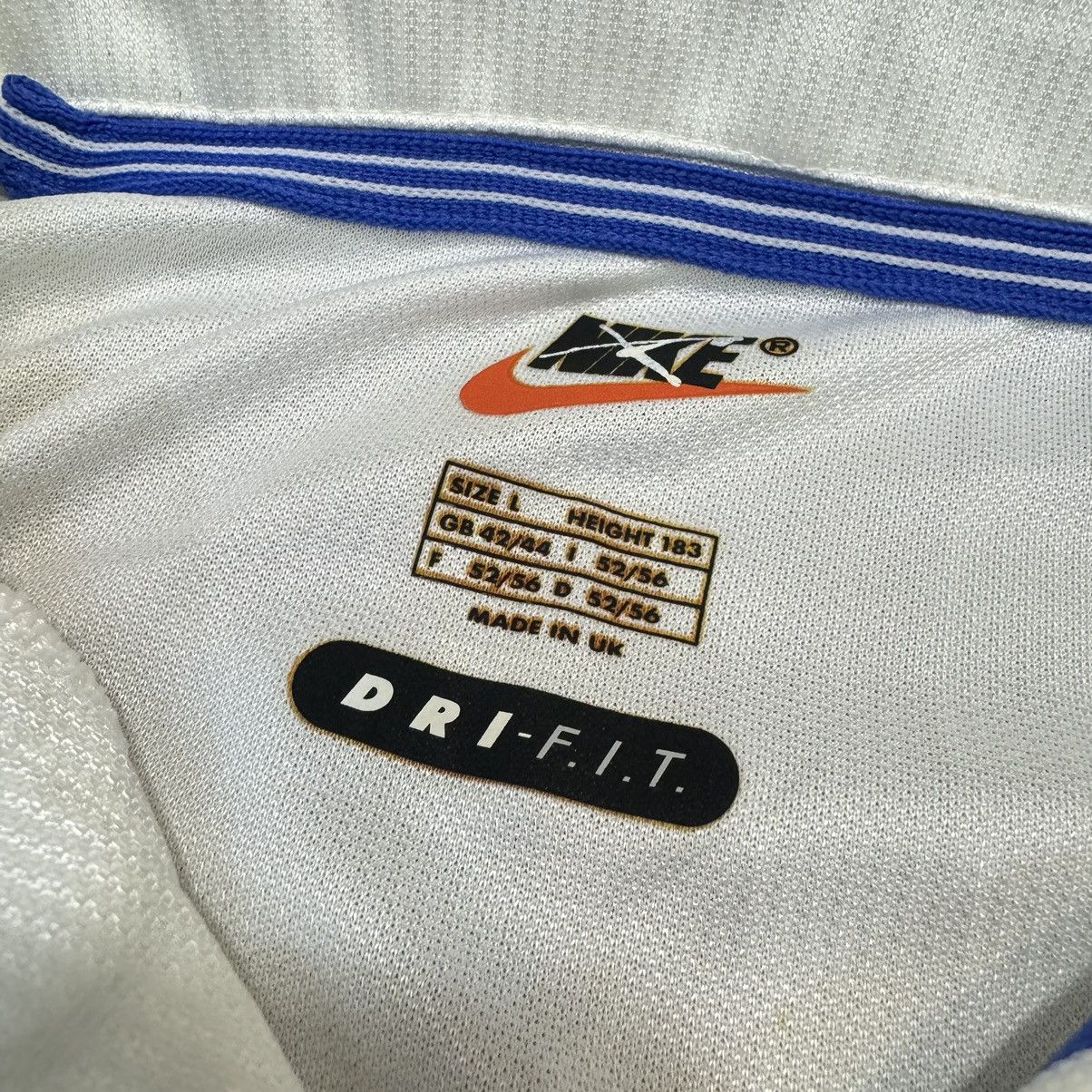 Nike Italy 97/98 player issue longsleeves away shirt #5 (bnwt) Size US L / EU 52-54 / 3 - 6 Thumbnail